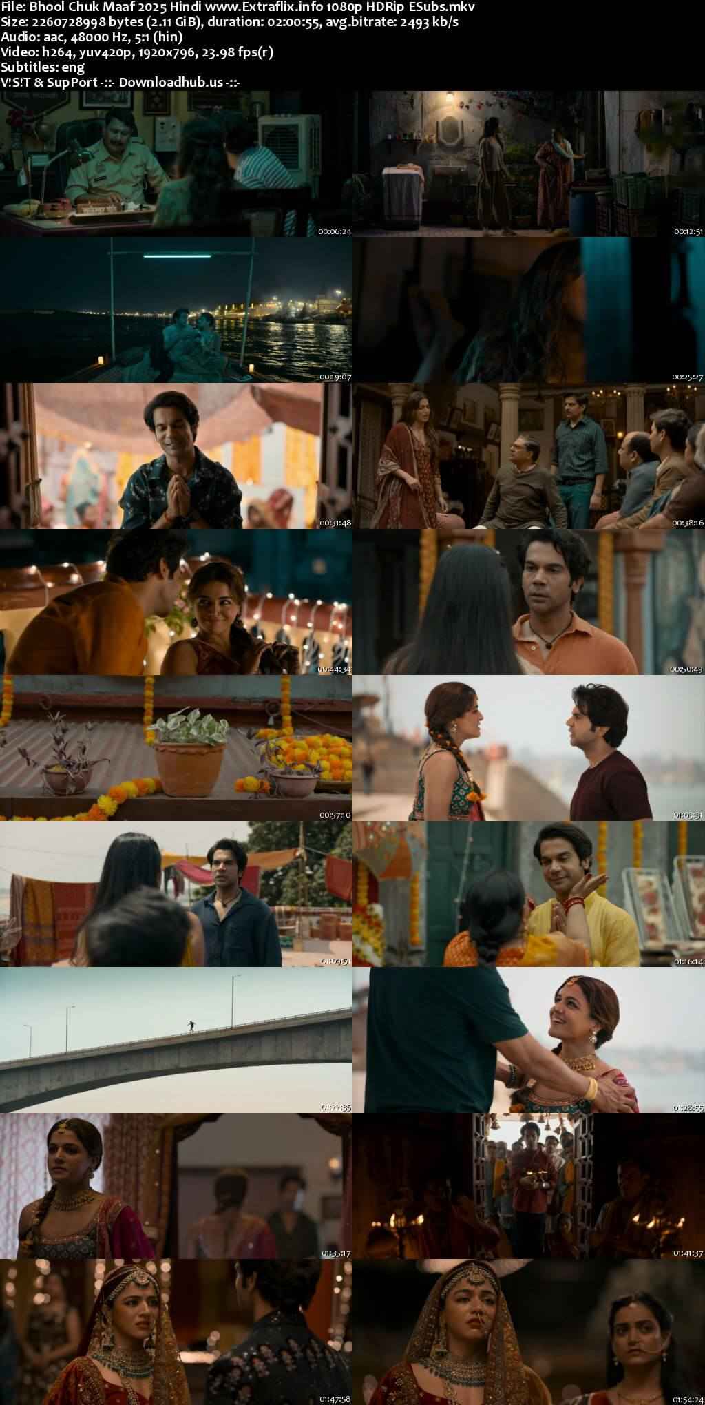 Bhool Chuk Maaf 2025 Hindi Movie DD5.1 4k 1080p 720p 480p HDRip ESubs x264 HEVC