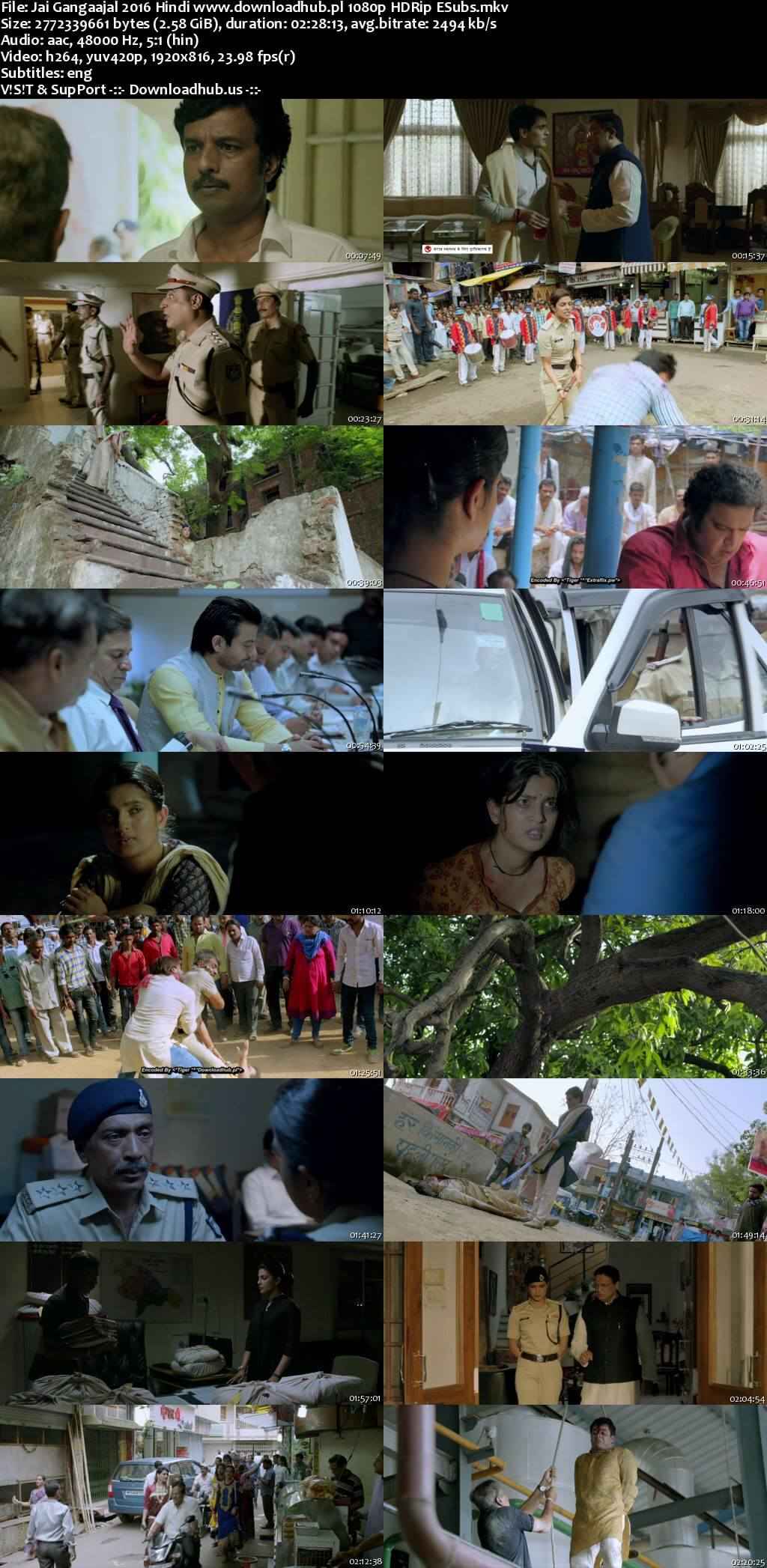 Jai Gangaajal 2016 Hindi Movie DD5.1 1080p 720p 480p HDRip ESubs x264 HEVC