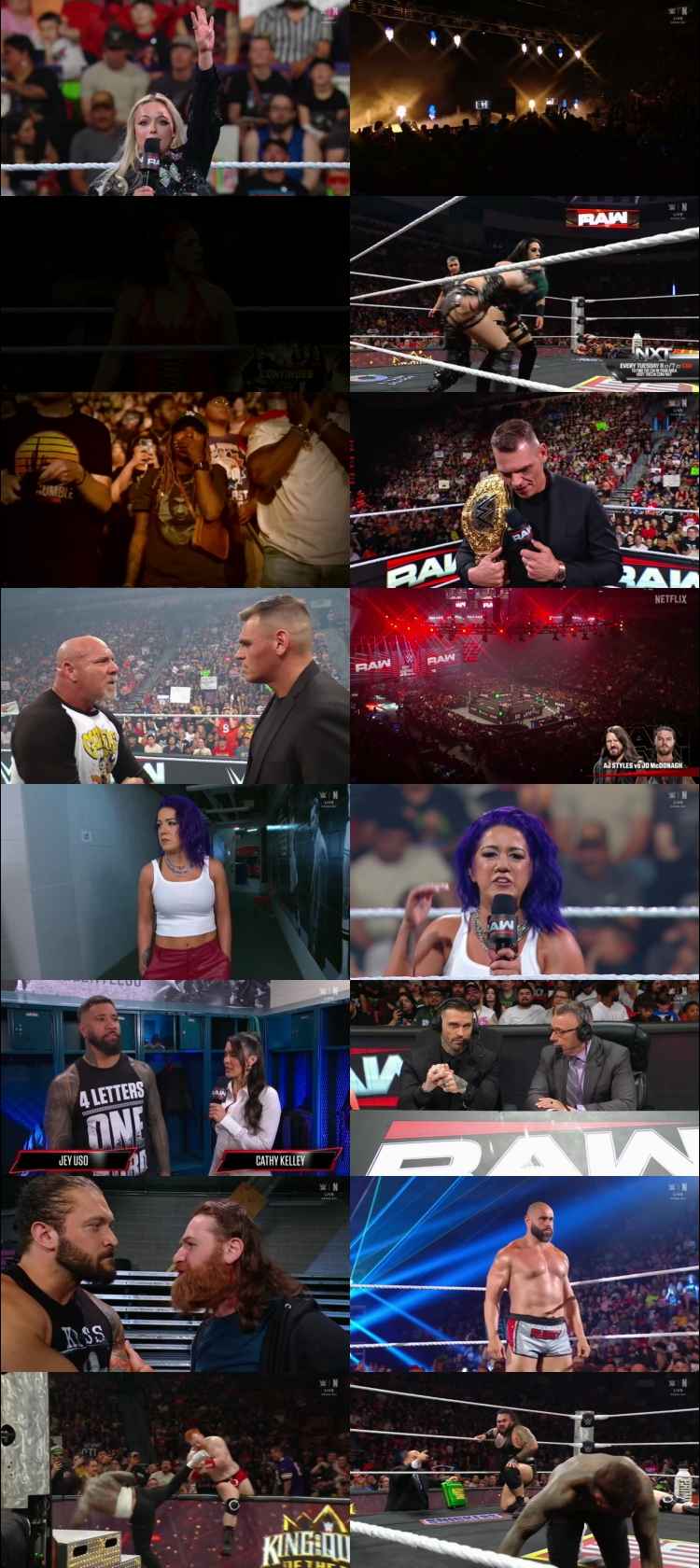 WWE Monday Night Raw 30th December 2024 1080p 720p 550MB WEBRip 480p