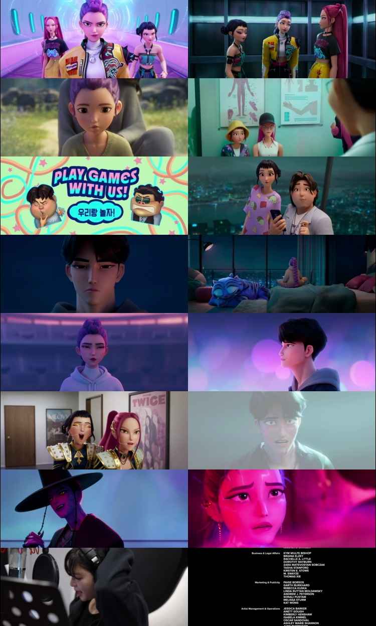 KPop Demon Hunters 2025 Hindi ORG Dual Audio Movie DD2.0 4k 1080p 720p 480p UNCUT HDRip ESubs x264 HEVC