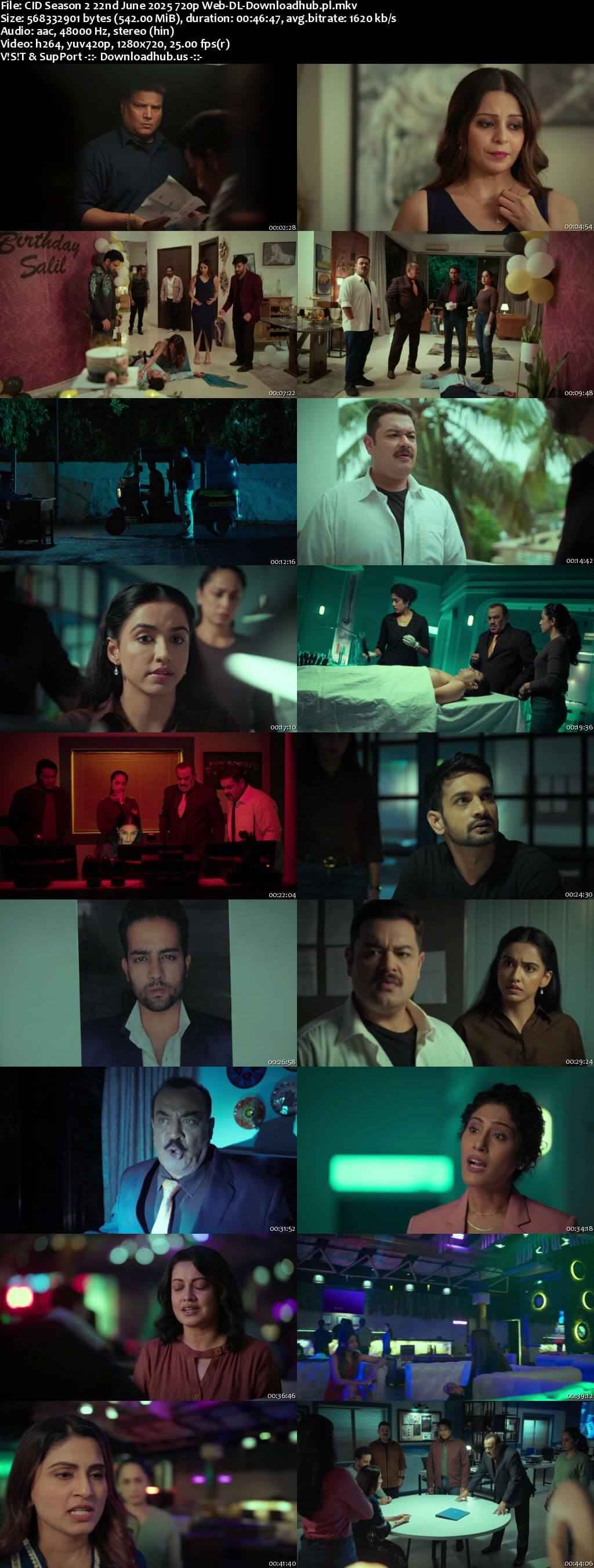 CID Season 2 22 June 2025 Episode 54 Web-DL 720p 480p