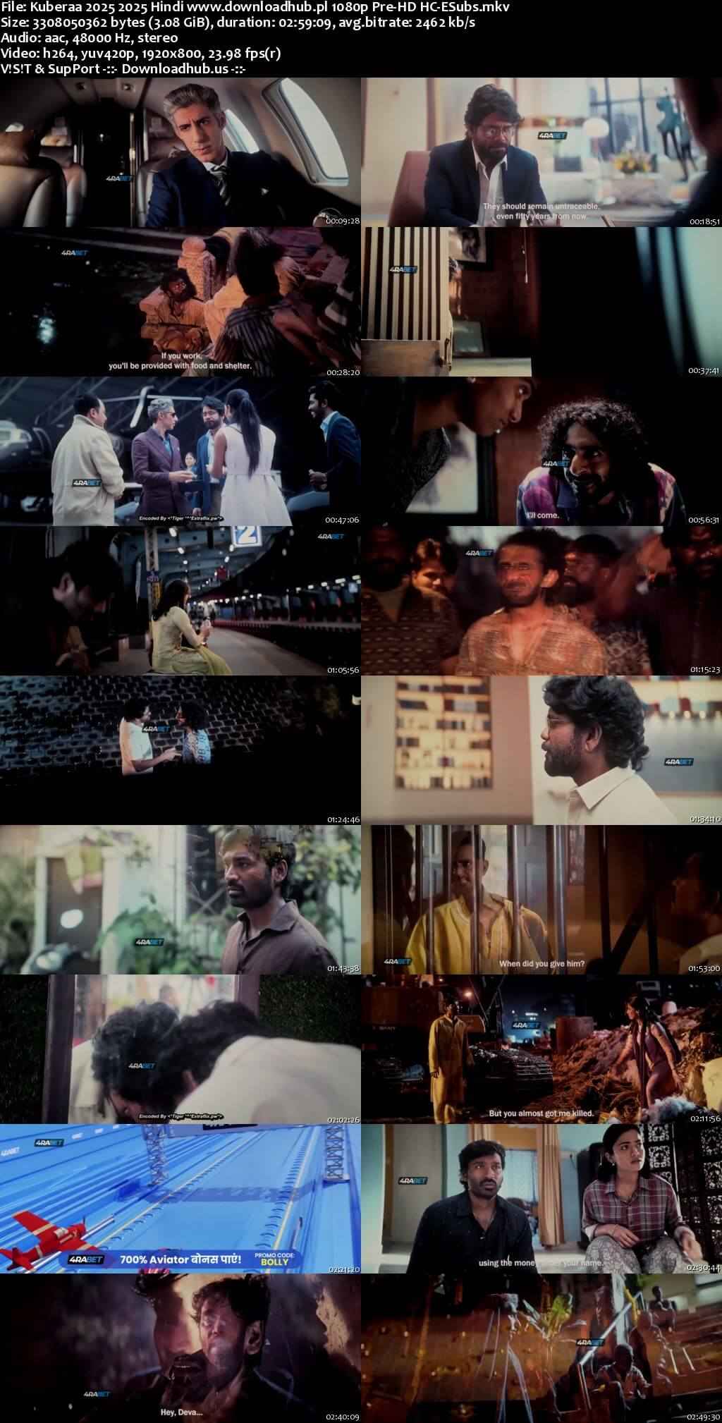 Kuberaa 2025 2025 Hindi Movie 1080p 720p 480p Pre-HD HC-ESubs x264 HEVC Kuberaa 2025 2025 Hindi Movie 1080p 720p 480p Pre-HD HC-ESubs x264 HEVC