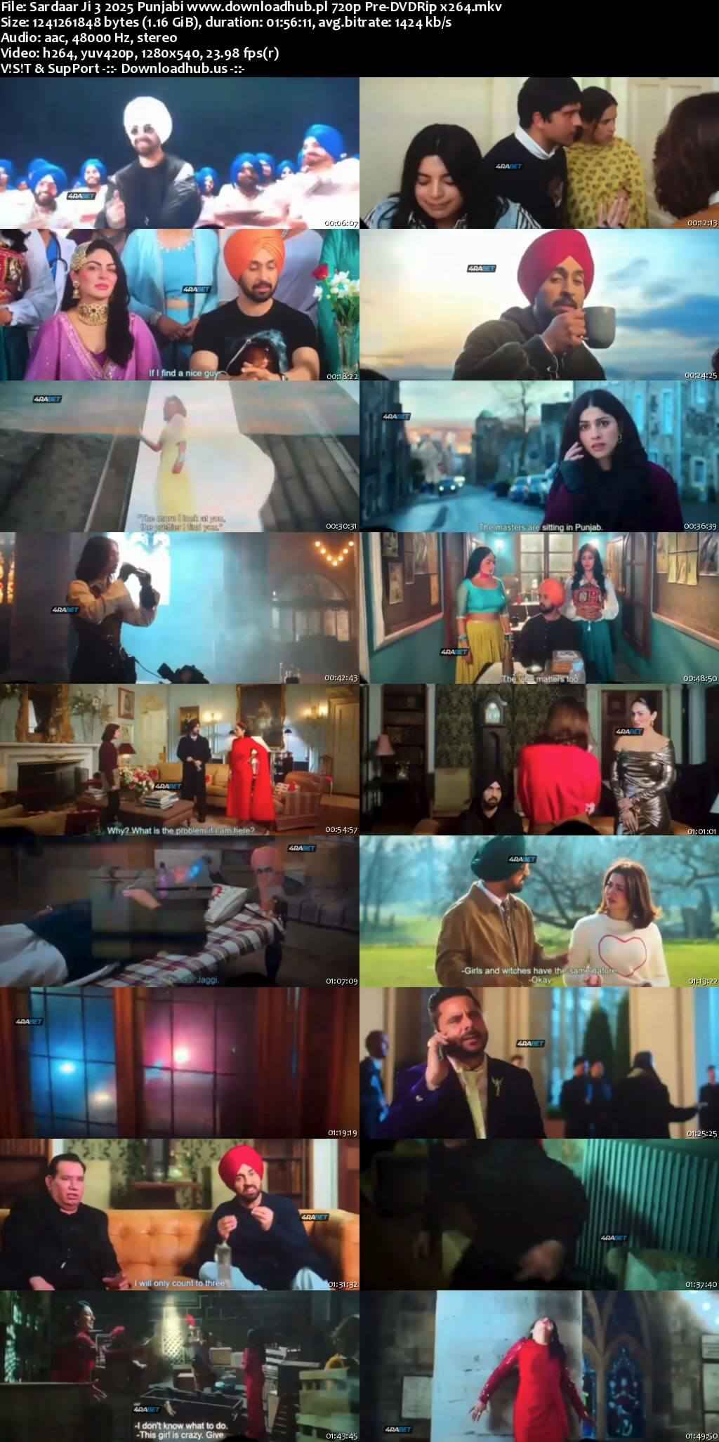 Sardaar Ji 3 2025 Punjabi Movie 1080p 720p 480p Pre-DVDRip x264 Sardaar Ji 3 2025 Punjabi Movie 1080p 720p 480p Pre-DVDRip x264