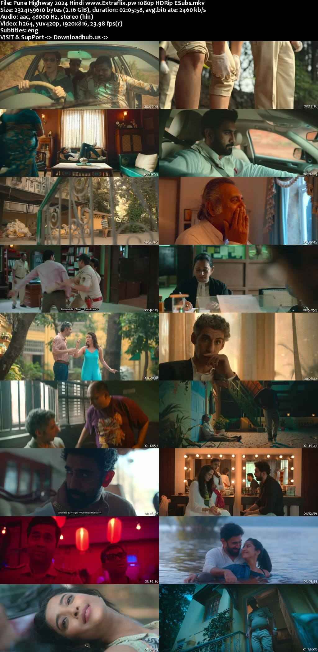 Pune Highway 2024 Hindi Movie DD2.0 1080p 720p 480p HDRip ESubs x264 HEVC