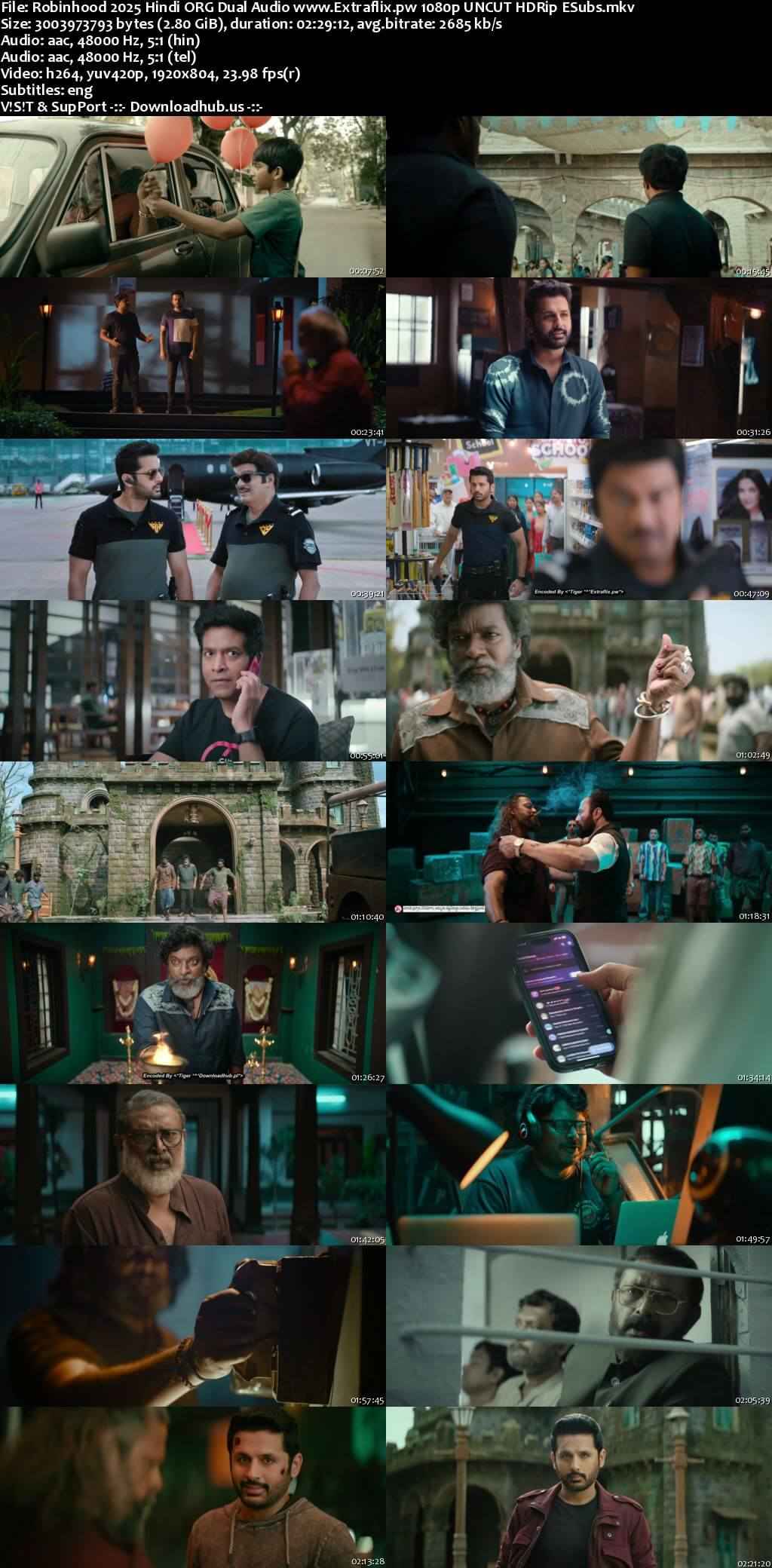 Robinhood 2025 Hindi ORG Dual Audio Movie DD5.1 4k 1080p 720p 480p UNCUT HDRip ESubs x264 HEVC