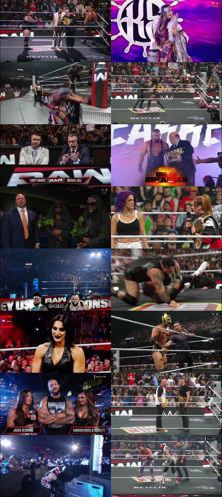 WWE Monday Night Raw 30th December 2024 1080p 720p 550MB WEBRip 480p