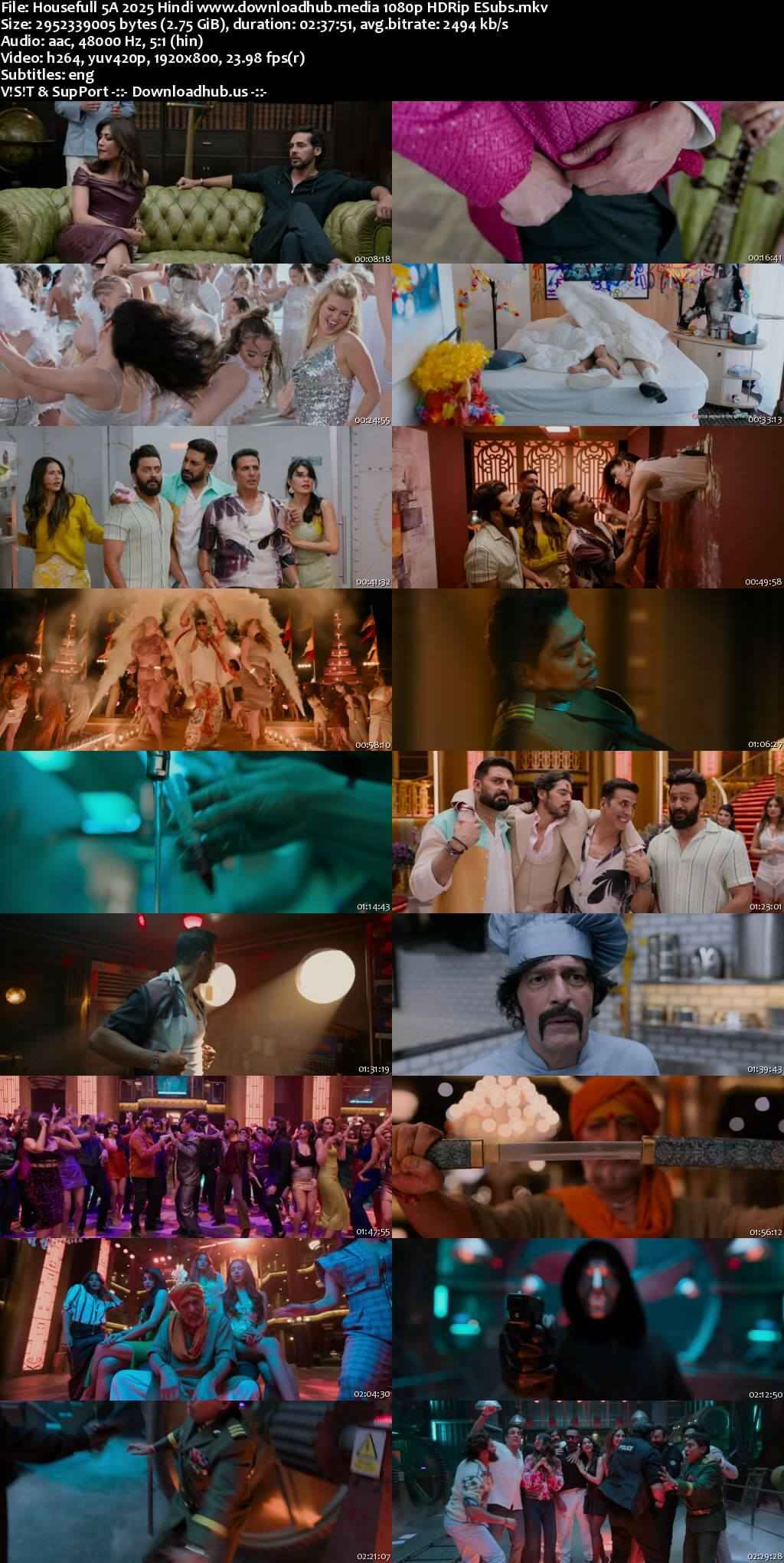 Housefull 5A 2025 Hindi Movie DD2.0 1080p 720p 480p HDRip x264 HEVC Housefull 5A 2025 Hindi Movie DD2.0 1080p 720p 480p HDRip x264 HEVC