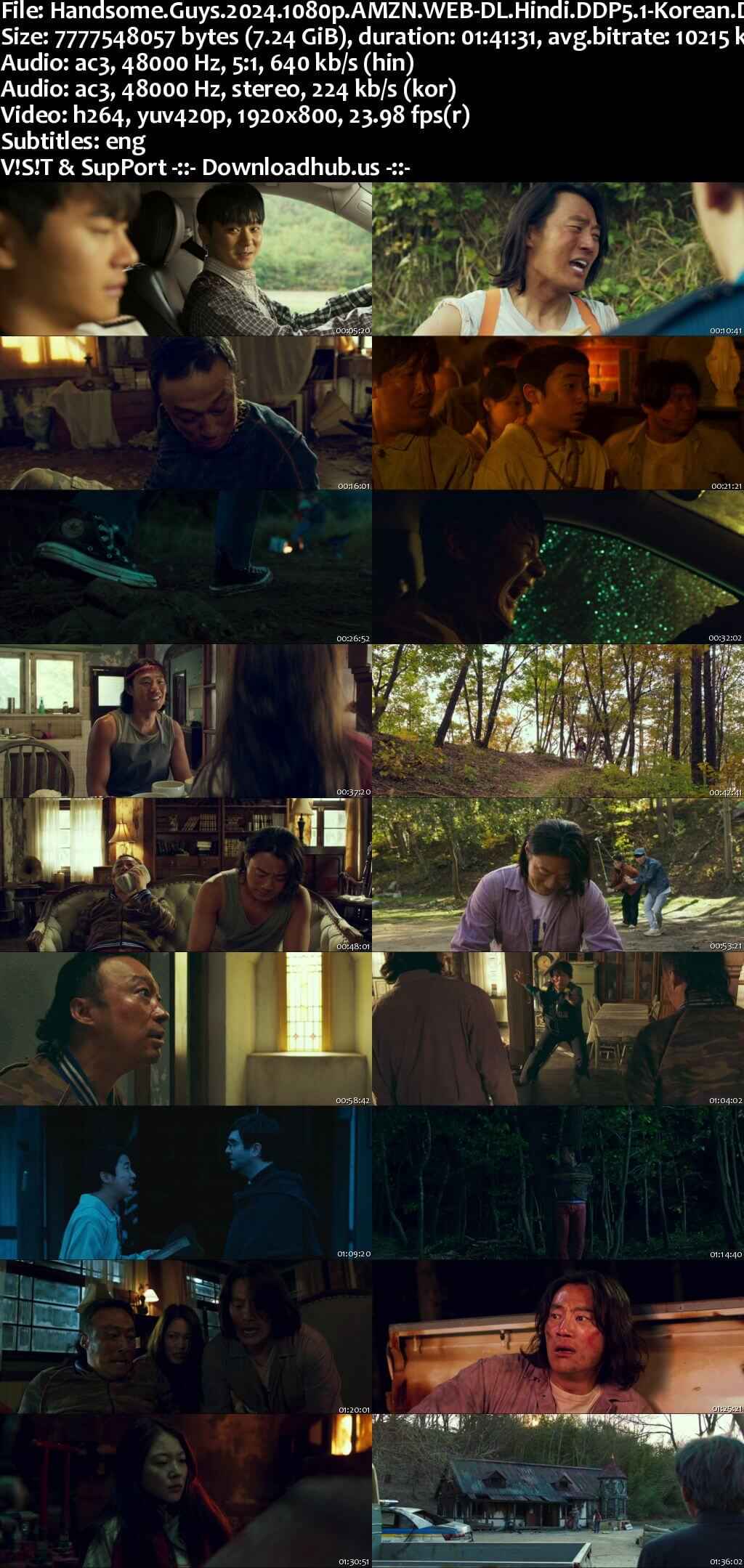 Handsome Guys 2024 Hindi ORG Dual Audio Movie DD5.1 1080p 720p 480p Web-DL ESubs x264 HEVC