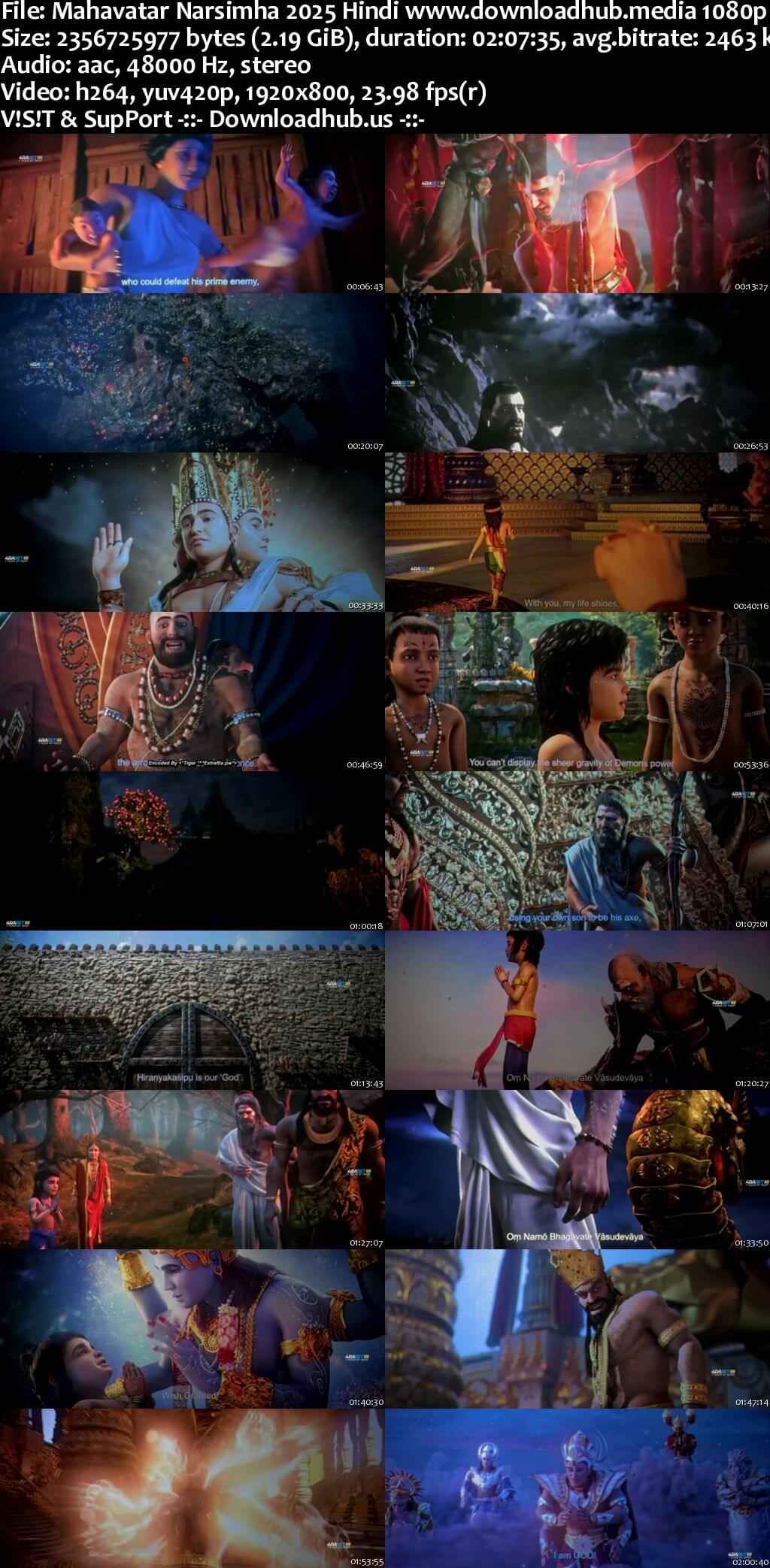 Mahavatar Narsimha 2025 Hindi Movie 1080p 720p 480p HDTS HC-ESubs x264 HEVC