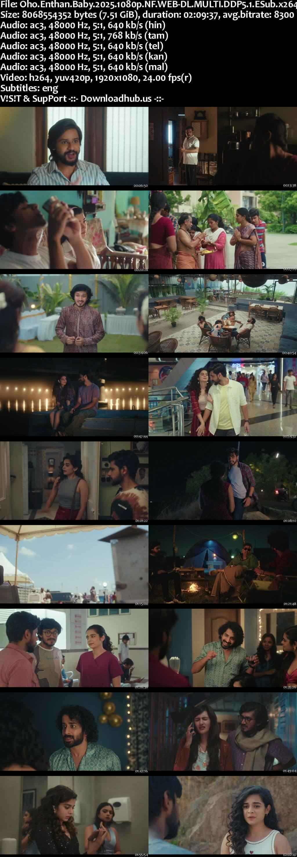 Oho Enthan Baby 2025 Hindi ORG Dual Audio Movie DD5.1 1080p 720p 480p UNCUT HDRip ESubs x264 HEVC Oho Enthan Baby 2025 Hindi ORG Dual Audio Movie DD5.1 1080p 720p 480p UNCUT HDRip ESubs x264 HEVC