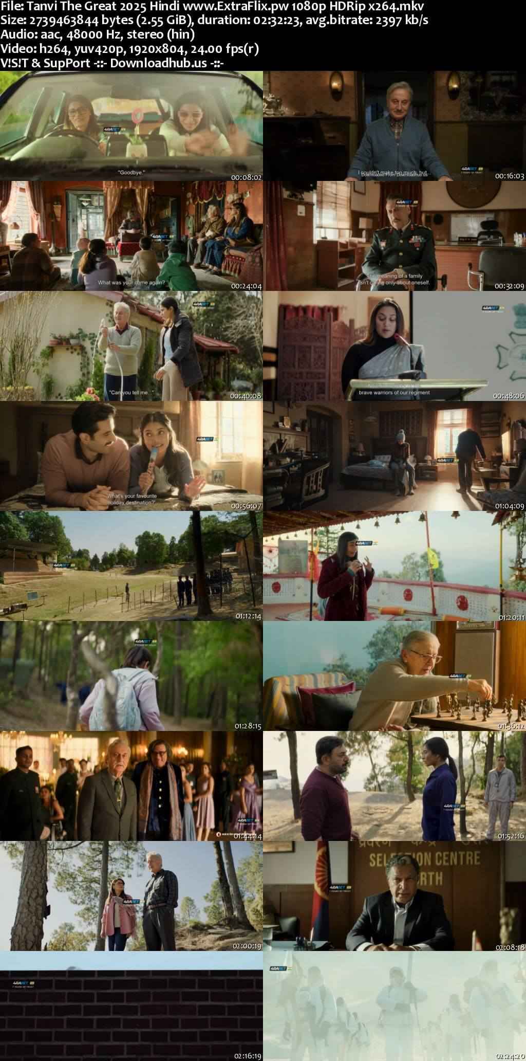 Tanvi The Great 2025 Hindi Movie DD2.0 1080p 720p 480p HDRip x264 HEVC
