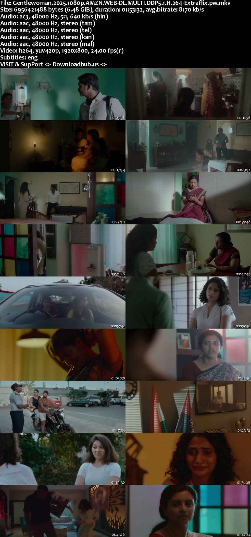 Gentlewoman 2025 Hindi ORG Dual Audio Movie DD5.1 1080p 720p 480p UNCUT HDRip ESubs x264 HEVC