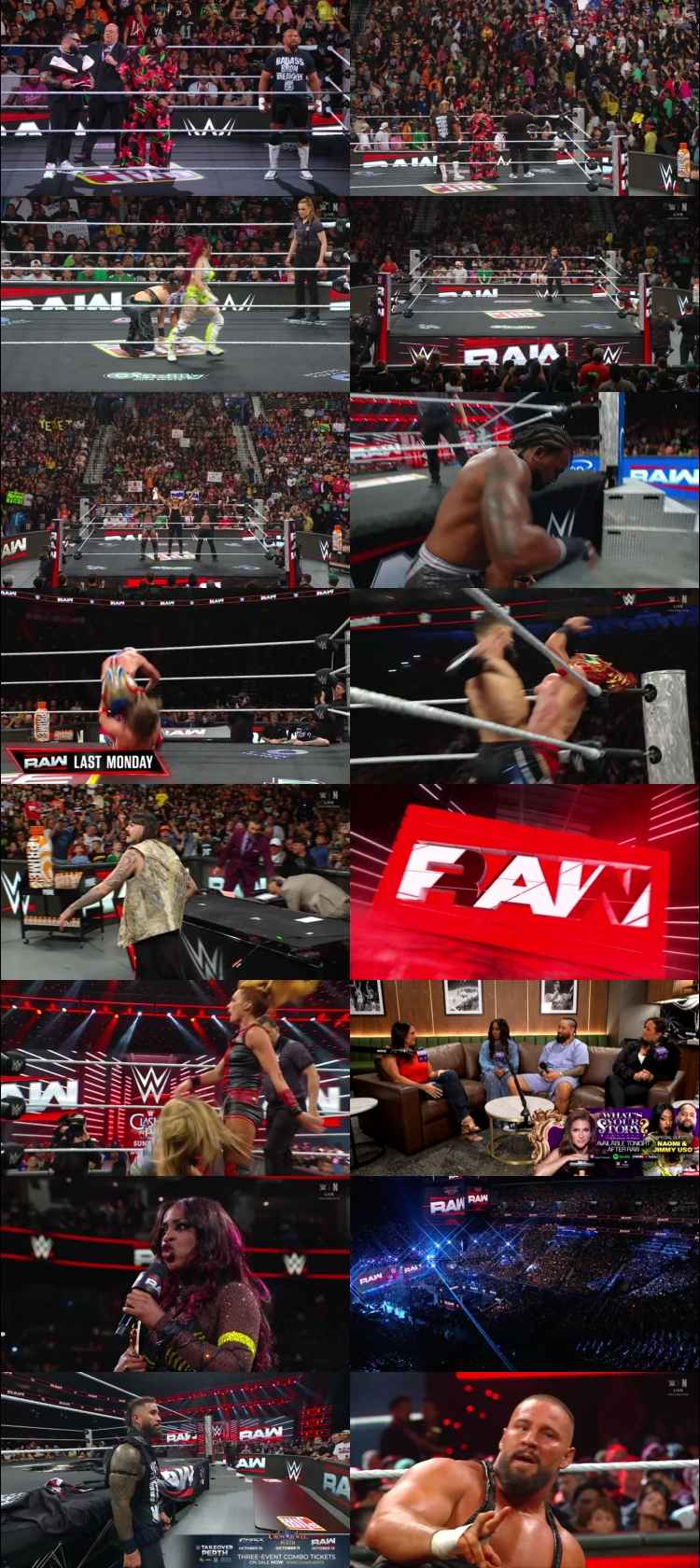 WWE Monday Night Raw 30th December 2024 1080p 720p 550MB WEBRip 480p WWE Monday Night Raw 18th August 2025 1080p 720p 550MB WEBRip 480p