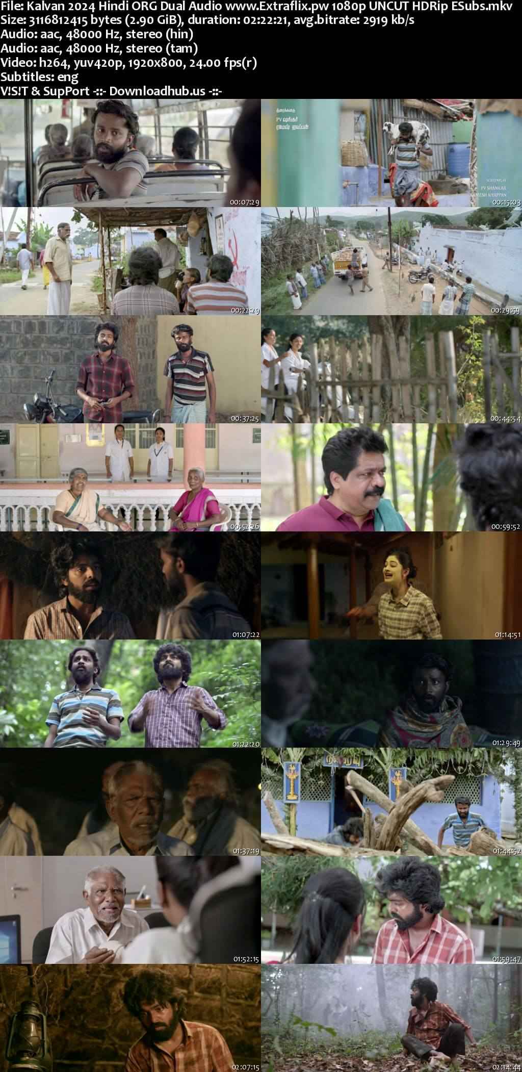 Kalvan 2024 Hindi ORG Dual Audio Movie DD2.0 1080p 720p 480p UNCUT HDRip ESubs x264 HEVC
