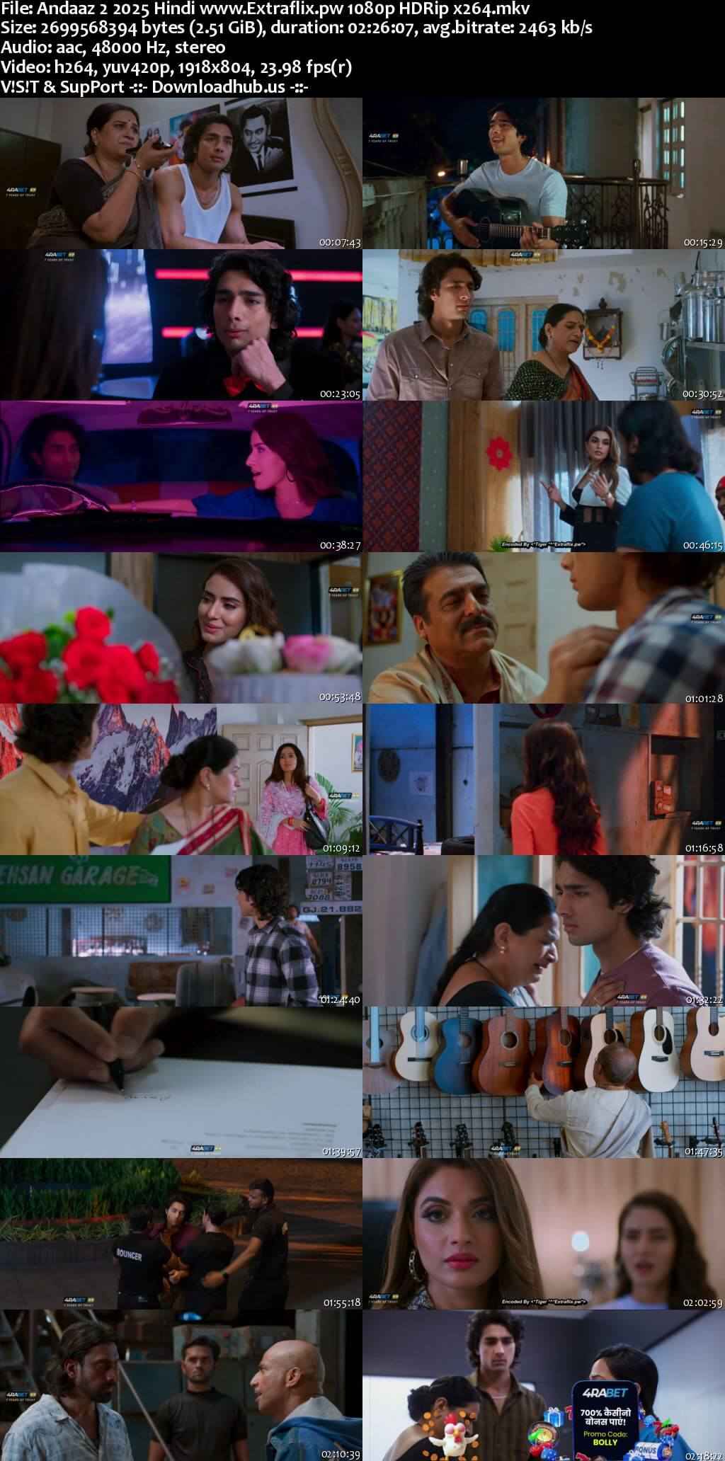 Andaaz 2 2025 Hindi Movie DD2.0 1080p 720p 480p HDRip x264 HEVC