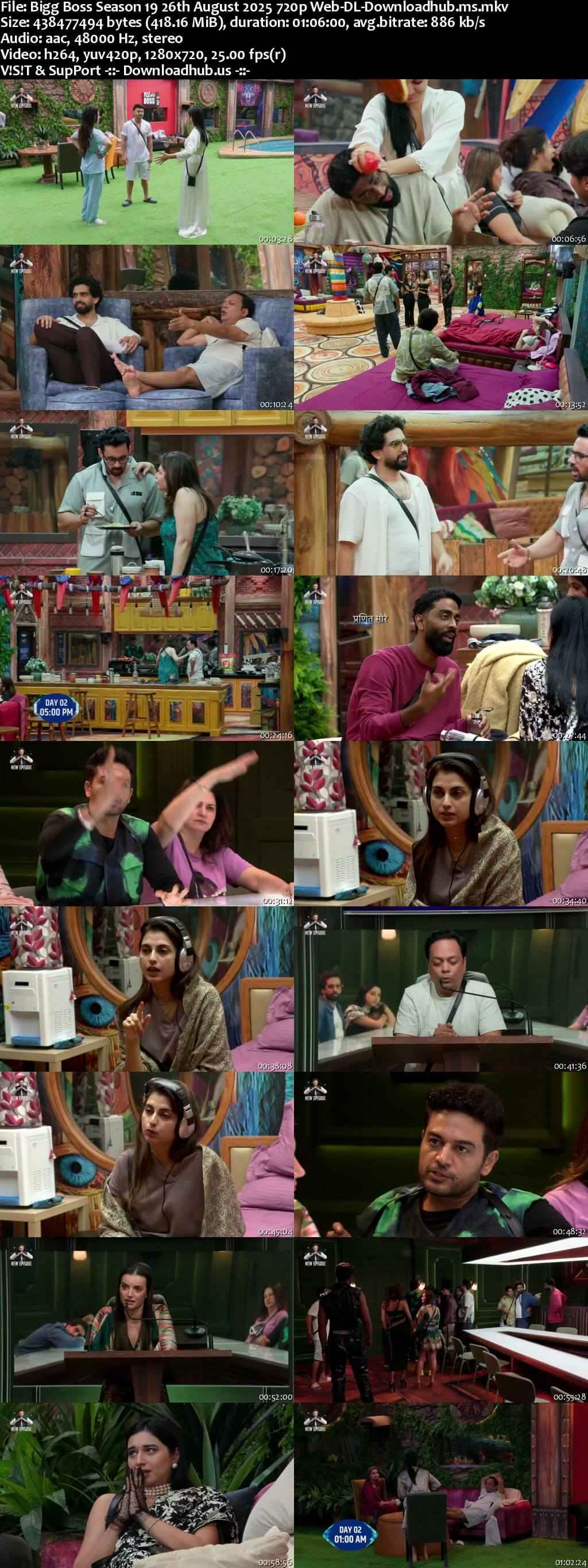Bigg Boss Season 19 26 August 2025 Episode 3 Web-DL 720p 480p Bigg Boss Season 19 26 August 2025 Episode 3 Web-DL 720p 480p