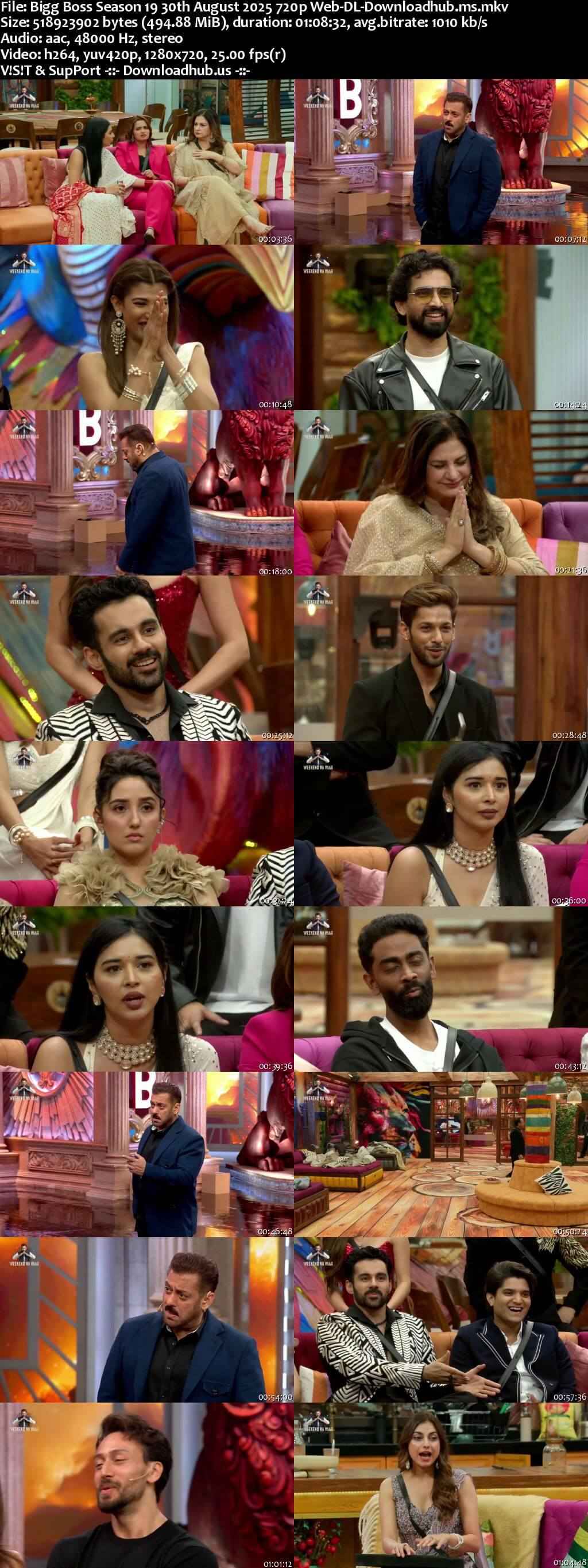 Bigg Boss Season 19 30 August 2025 Episode 7 Web-DL 720p 480p Bigg Boss Season 19 30 August 2025 Episode 7 Web-DL 720p 480p