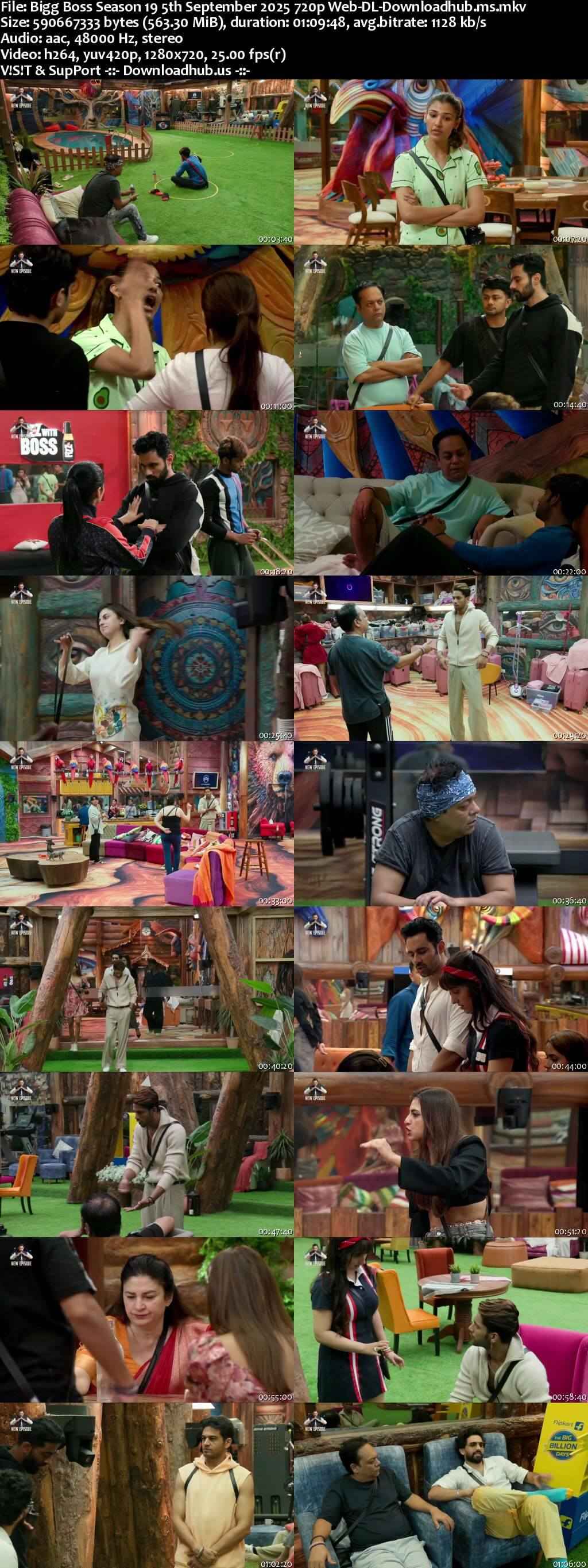 Bigg Boss Season 19 5 September 2025 Episode 13 Web-DL 720p 480p