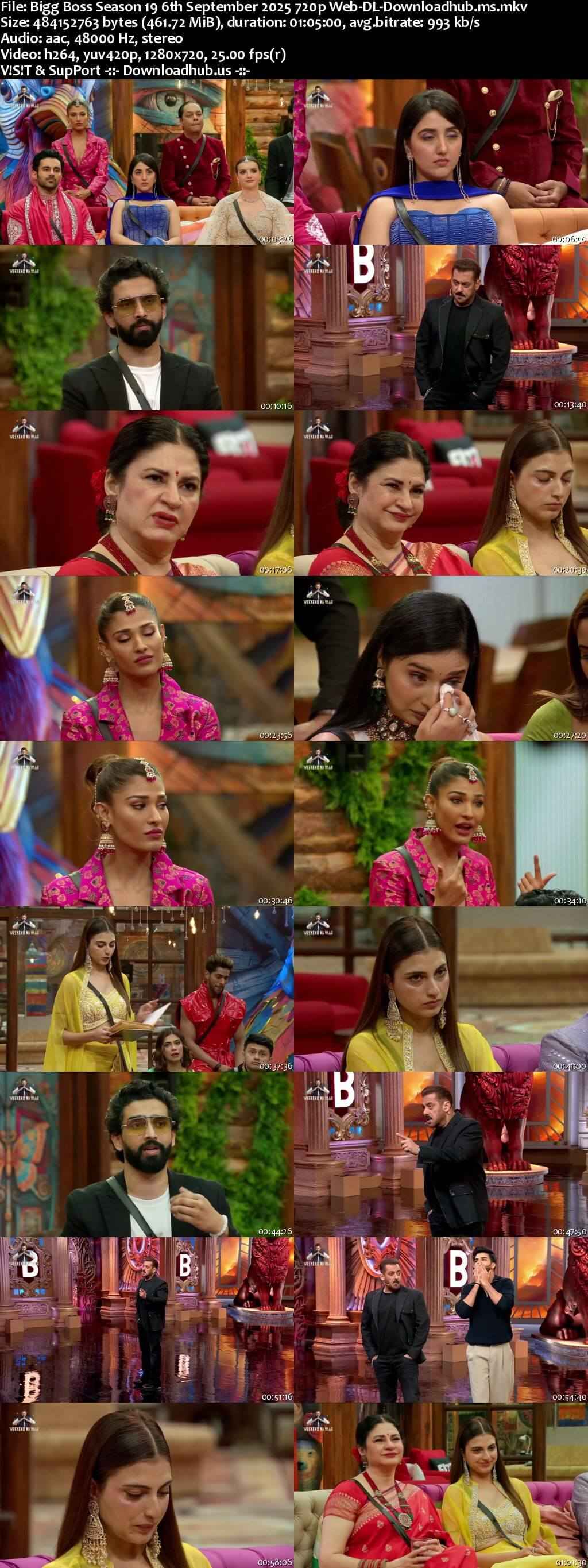 Bigg Boss Season 19 6 September 2025 Episode 14 Web-DL 720p 480p Bigg Boss Season 19 6 September 2025 Episode 14 Web-DL 720p 480p