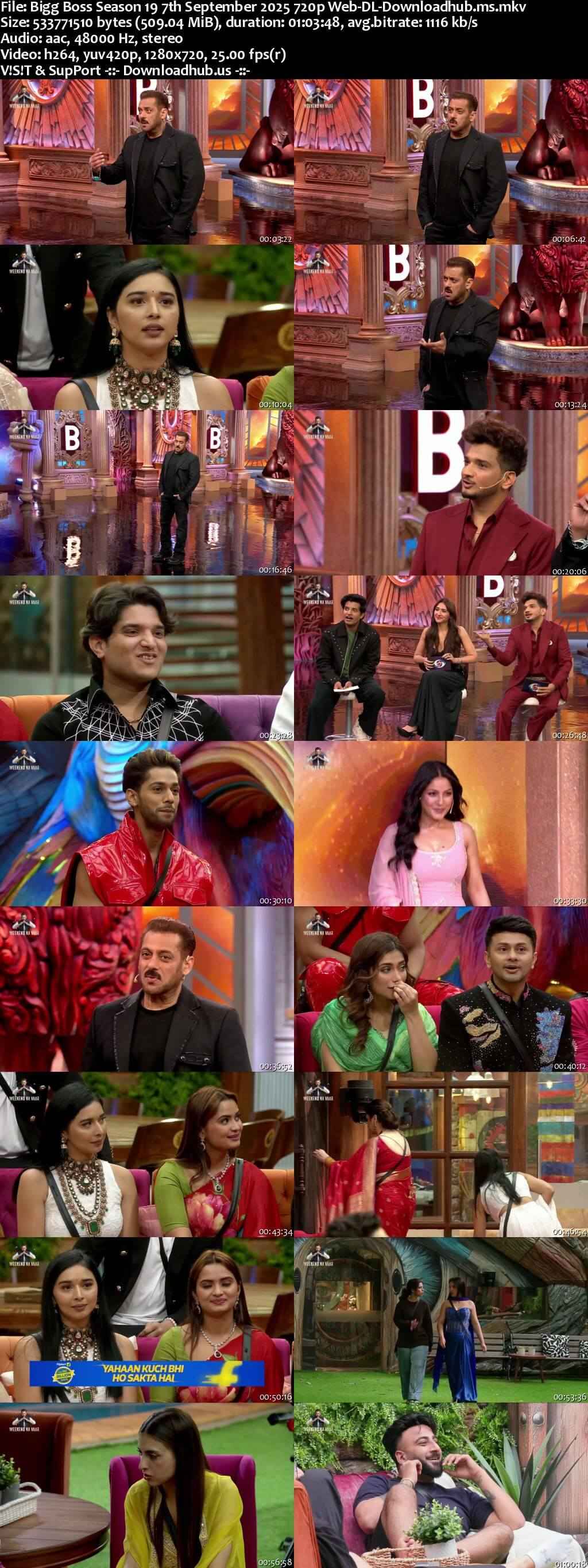 Bigg Boss Season 19 7 September 2025 Episode 15 Web-DL 720p 480p Bigg Boss Season 19 7 September 2025 Episode 15 Web-DL 720p 480p