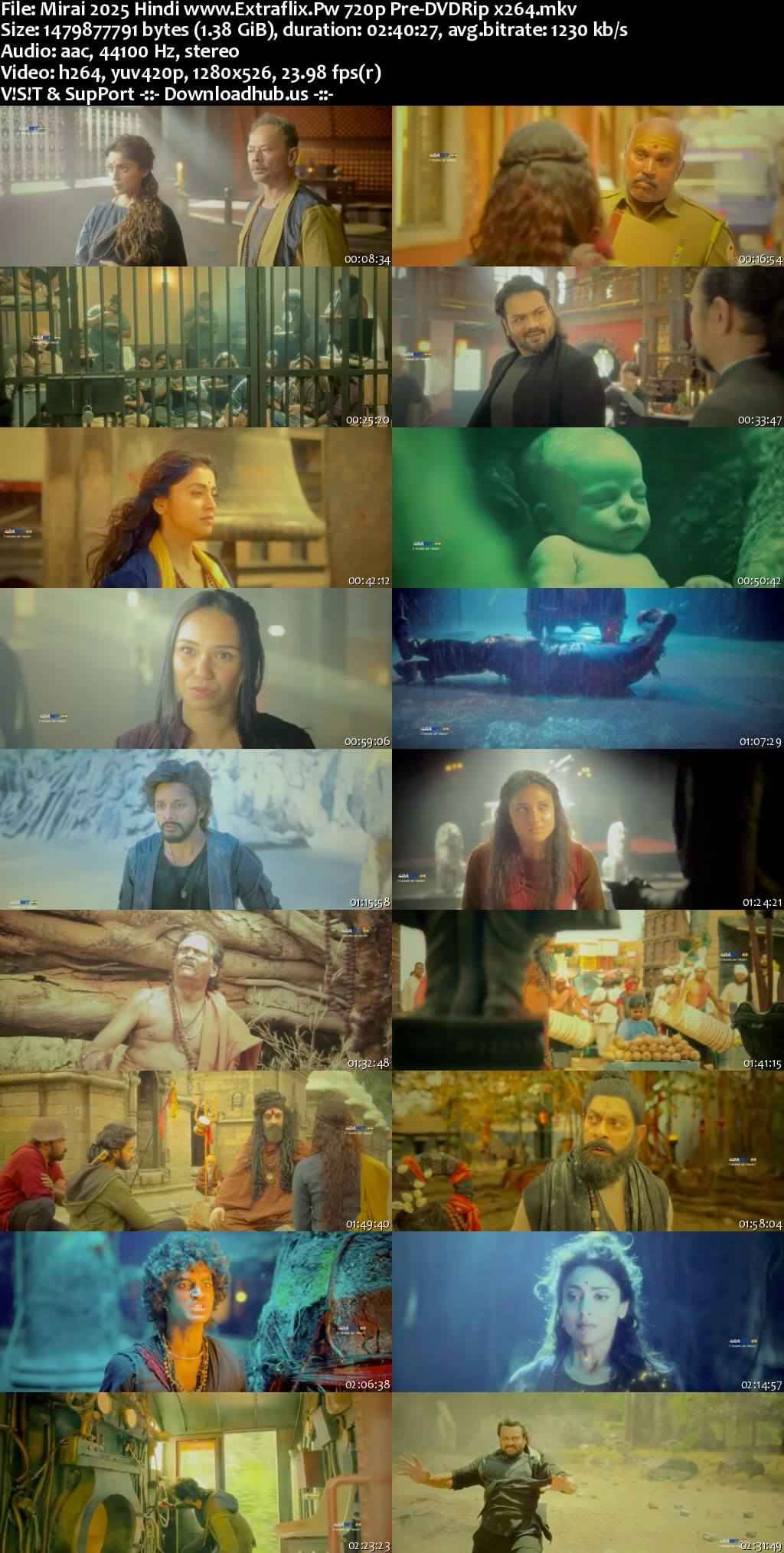 Mirai 2025 Hindi Movie 1080p 720p 480p Pre-DVDRip x264 HEVC