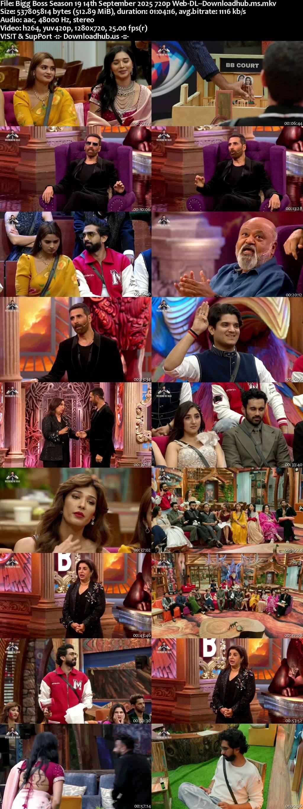 Bigg Boss Season 19 14 September 2025 Episode 22 Web-DL 720p 480p Bigg Boss Season 19 14 September 2025 Episode 22 Web-DL 720p 480p