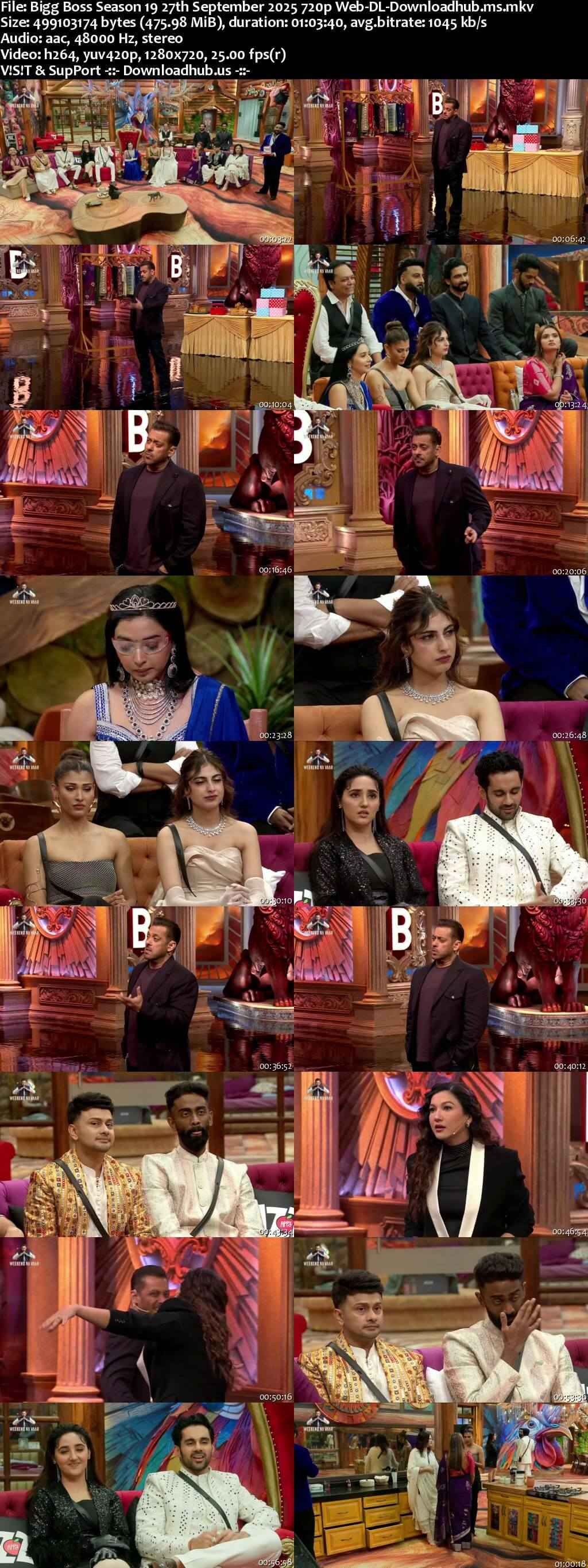 Bigg Boss Season 19 27 September 2025 Episode 35 Web-DL 720p 480p Bigg Boss Season 19 27 September 2025 Episode 35 Web-DL 720p 480p