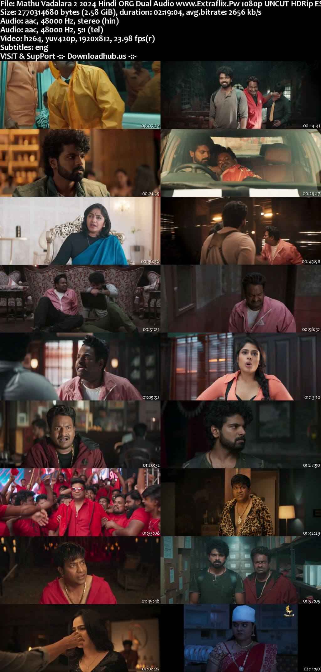Mathu Vadalara 2 2024 Hindi ORG Dual Audio Movie DD2.0 4k 1080p 720p 480p UNCUT HDRip ESubs HEVC