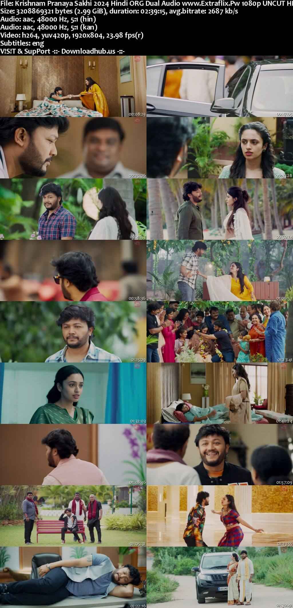 Krishnam Pranaya Sakhi 2024 Hindi ORG Dual Audio Movie DD5.1 4k 1080p 720p 480p UNCUT HDRip ESubs x264 HEVC