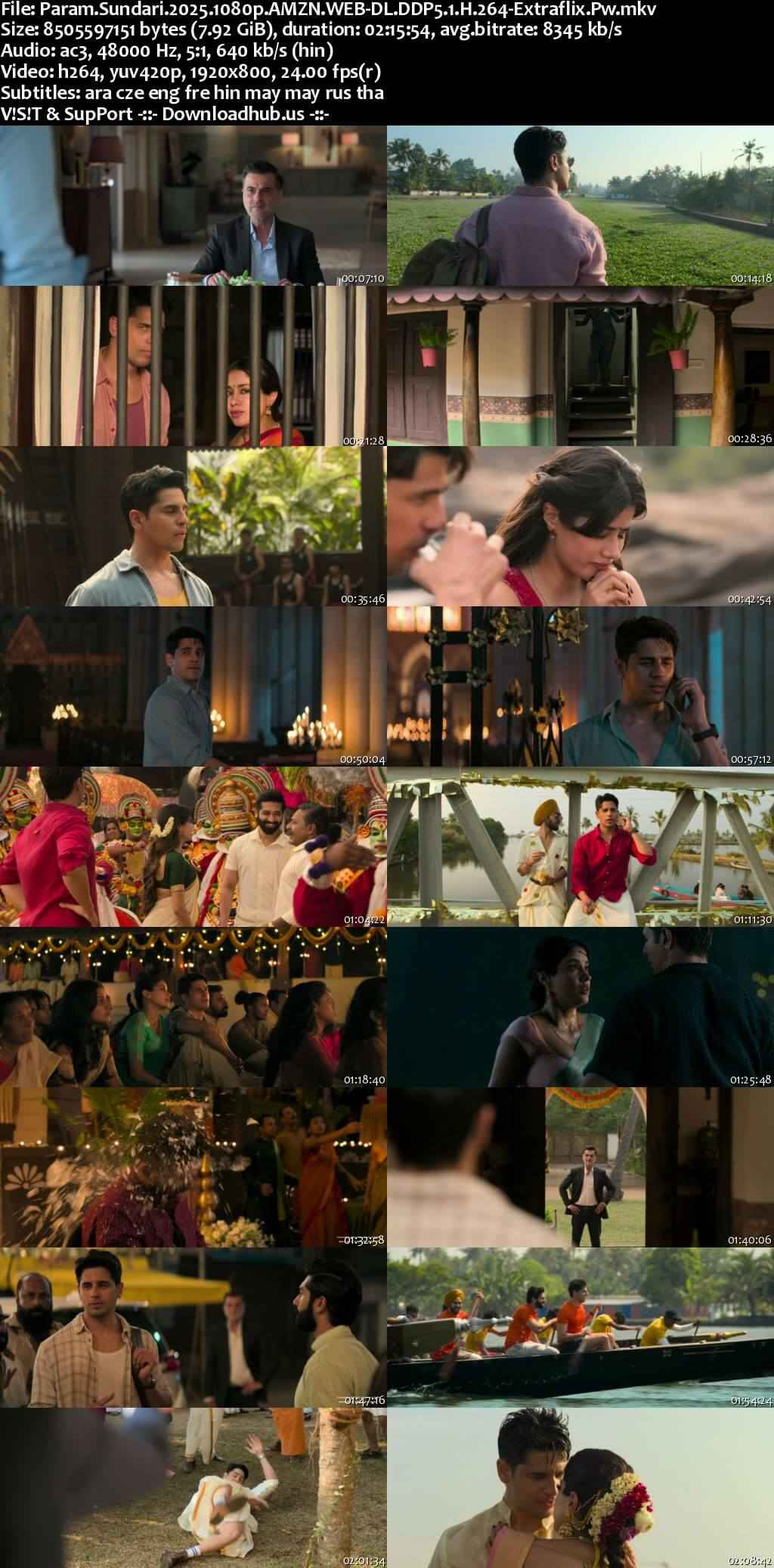 Param Sundari 2025 Hindi Movie DD5.1 4k 1080p 720p 480p HDRip ESubs x264 HEVC Param Sundari 2025 Hindi Movie DD5.1 4k 1080p 720p 480p HDRip ESubs x264 HEVC