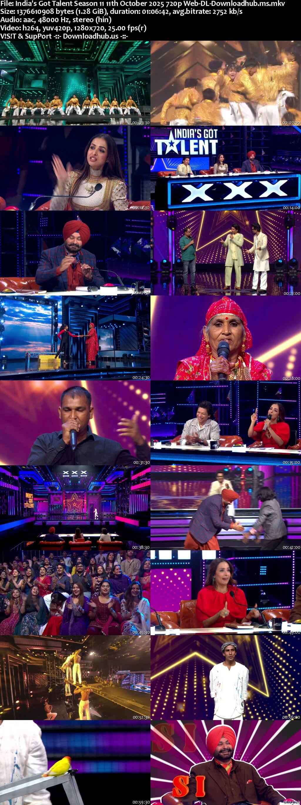 India's Got Talent Season 11 11 October 2025 Episode 3 Web-DL 720p 480p