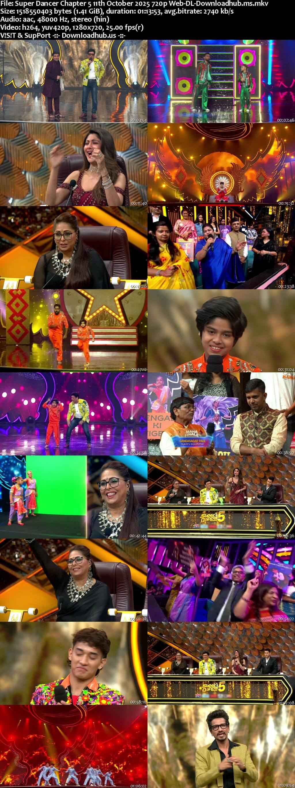 Super Dancer Chapter 5 11 October 2025 Episode 25 Web-DL 720p 480p
