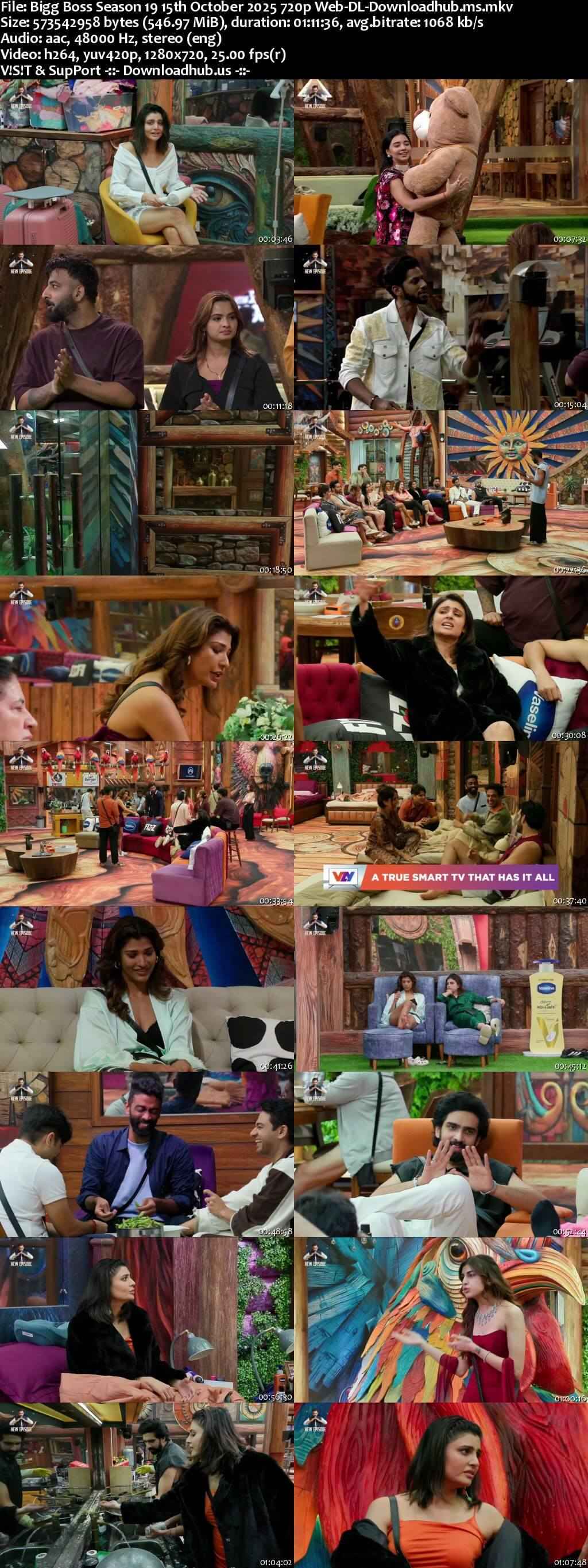 Bigg Boss Season 19 15 October 2025 Episode 53 Web-DL 720p 480p Bigg Boss Season 19 15 October 2025 Episode 53 Web-DL 720p 480p