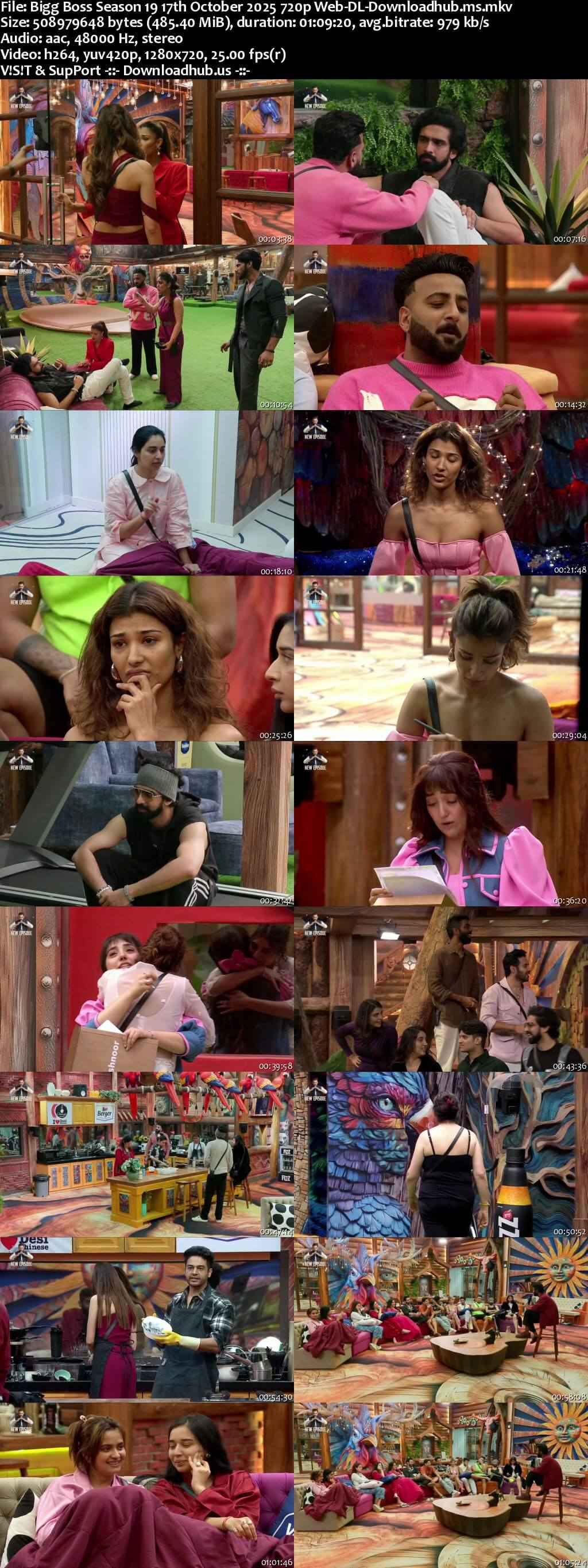 Bigg Boss Season 19 17 October 2025 Episode 55 Web-DL 720p 480p Bigg Boss Season 19 17 October 2025 Episode 55 Web-DL 720p 480p