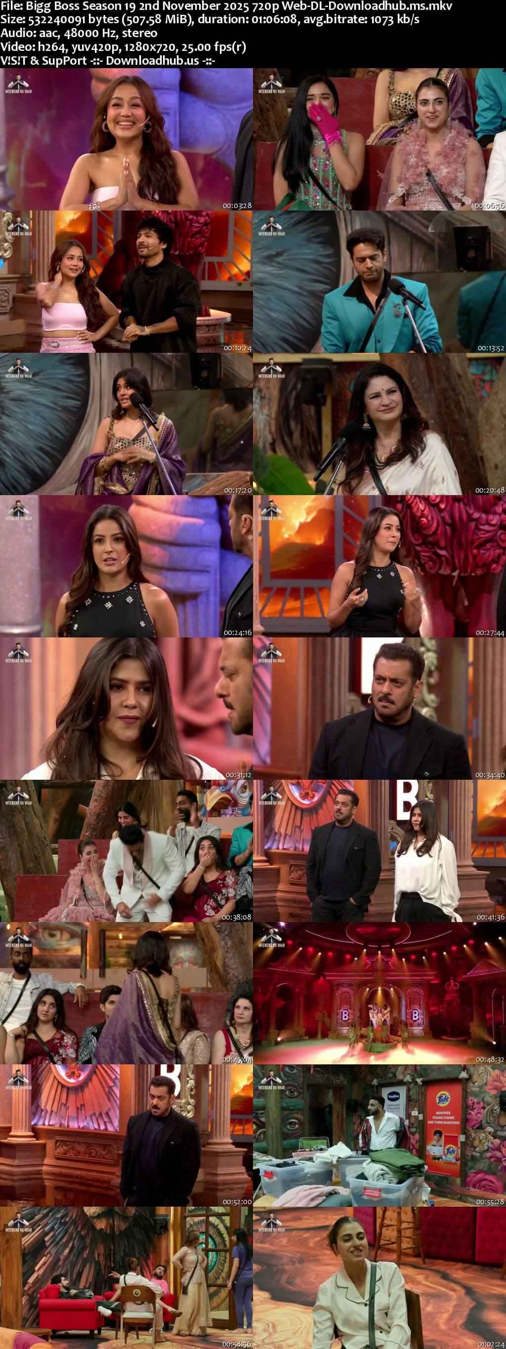 Bigg Boss Season 19 2 November 2025 Episode 71 Web-DL 720p 480p Bigg Boss Season 19 2 November 2025 Episode 71 Web-DL 720p 480p