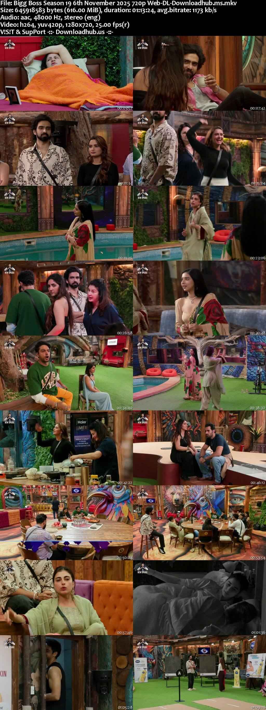 Bigg Boss Season 19 6 November 2025 Episode 75 Web-DL 720p 480p