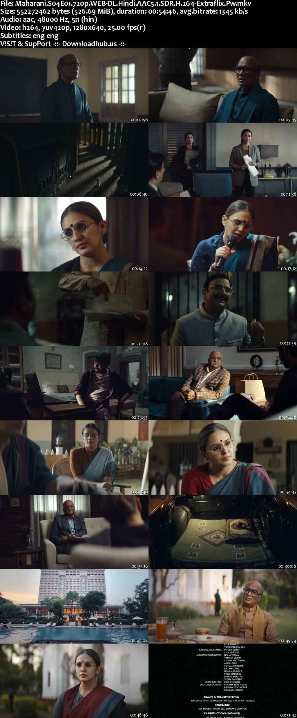 Maharani 2025 Hindi Season 04 Complete 1080p 720p 480p HDRip ESubs