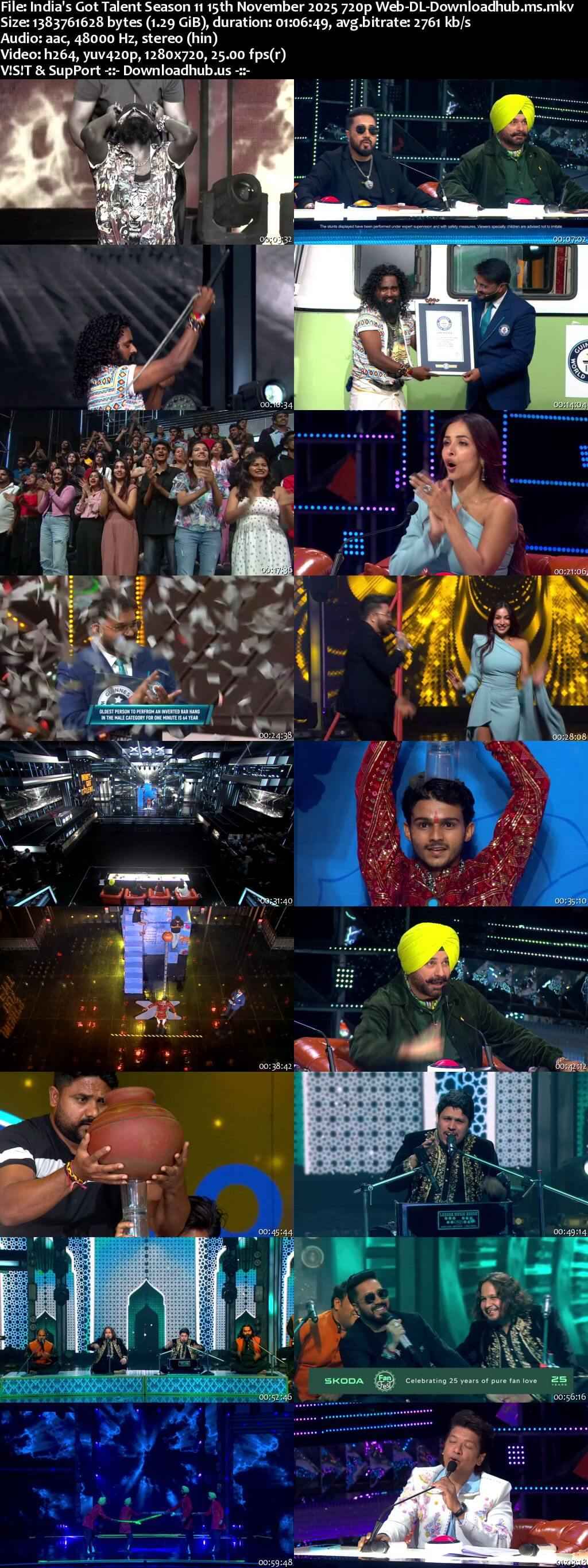 India's Got Talent Season 11 15 November 2025 Episode 13 Web-DL 720p 480p
