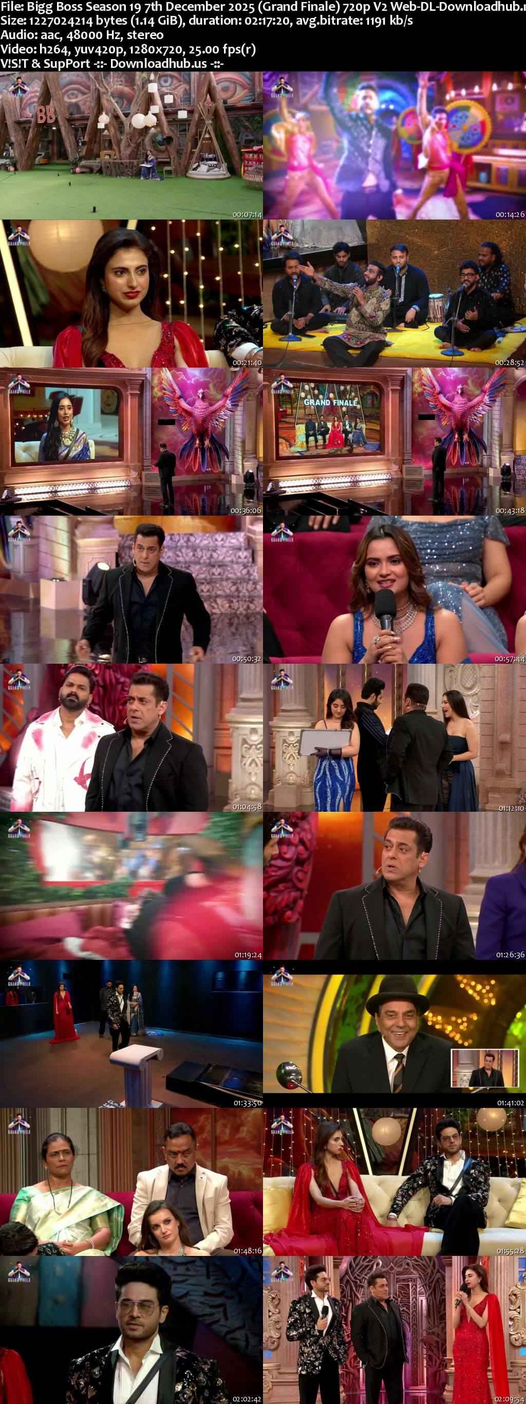 Bigg Boss Season 19 7 December 2025 Finale Episode Web-DL 720p 480p