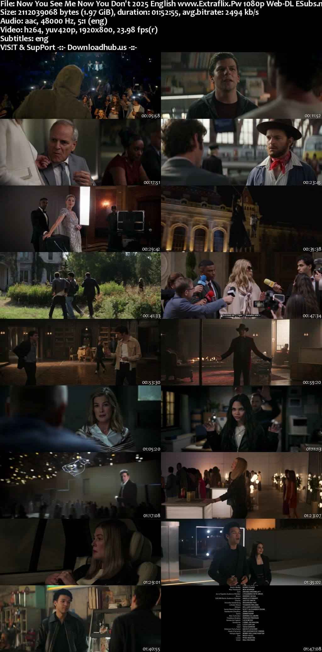 Now You See Me Now You Don't 2025 English Movie DD5.1 4k 1080p 720p 480p Web-DL ESubs HEVC Now You See Me Now You Don't 2025 English Movie DD5.1 4k 1080p 720p 480p Web-DL ESubs HEVC