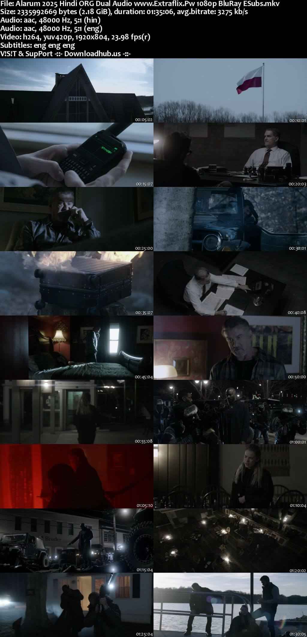 Alarum 2025 Hindi ORG Dual Audio Movie DD5.1 4k 1080p 720p 480p BluRay ESubs x264 HEVC