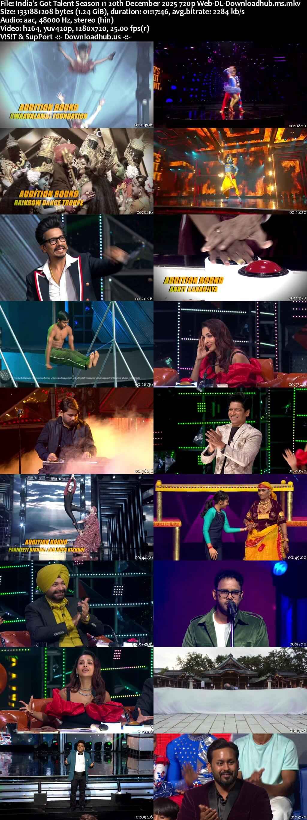 India's Got Talent Season 11 20 December 2025 Episode 23 Web-DL 720p 480p
