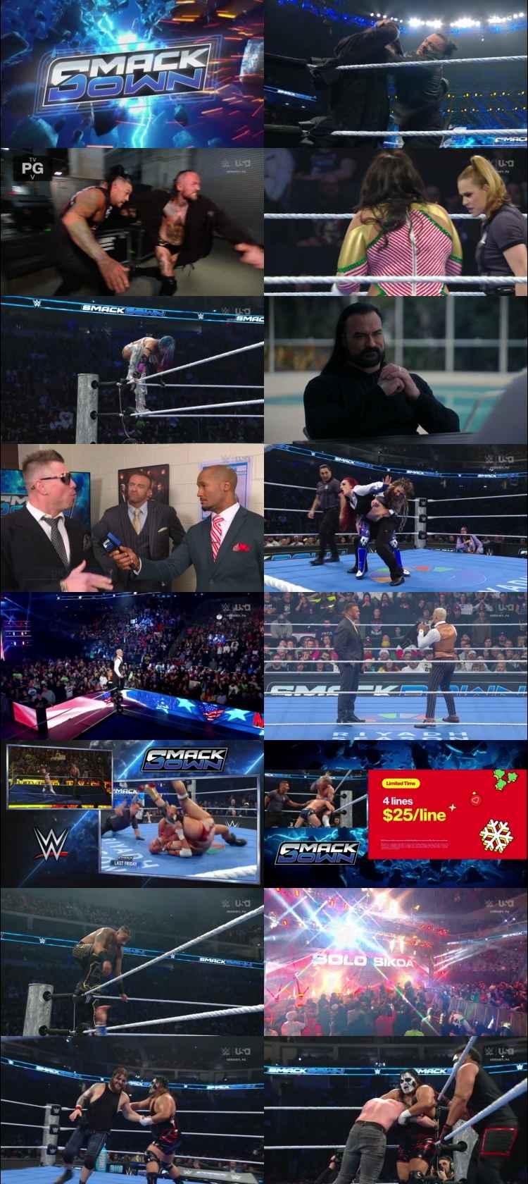 WWE Friday Night Smackdown 19th December 2025 WEBRip 480p Full Show Download width=