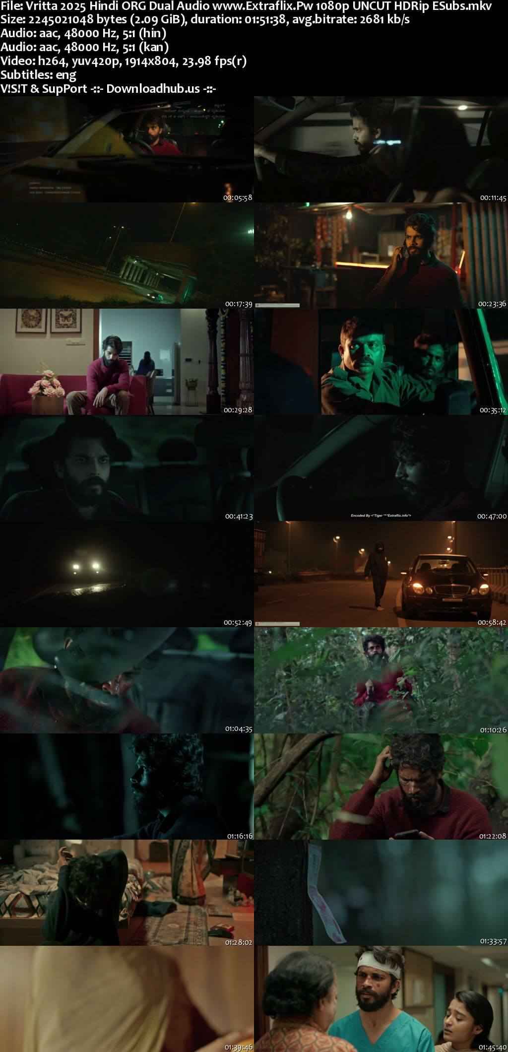 Vritta 2025 Hindi ORG Dual Audio Movie DD5.1 4k 1080p 720p 480p UNCUT HDRip ESubs HEVC