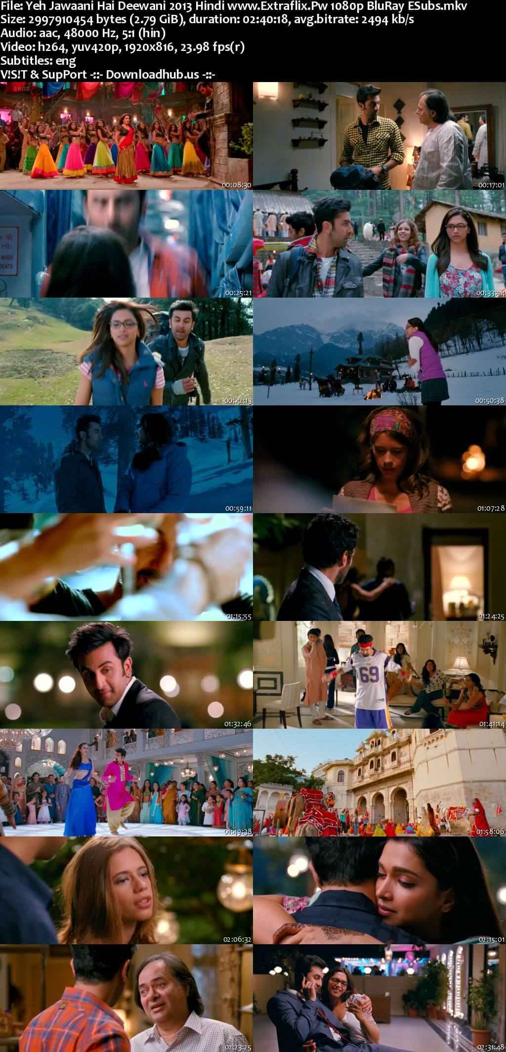 Yeh Jawaani Hai Deewani 2013 Hindi Movie DD5.1 4k 1080p 720p 480p BluRay ESubs x264 HEVC Yeh Jawaani Hai Deewani 2013 Hindi Movie DD5.1 4k 1080p 720p 480p BluRay ESubs x264 HEVC
