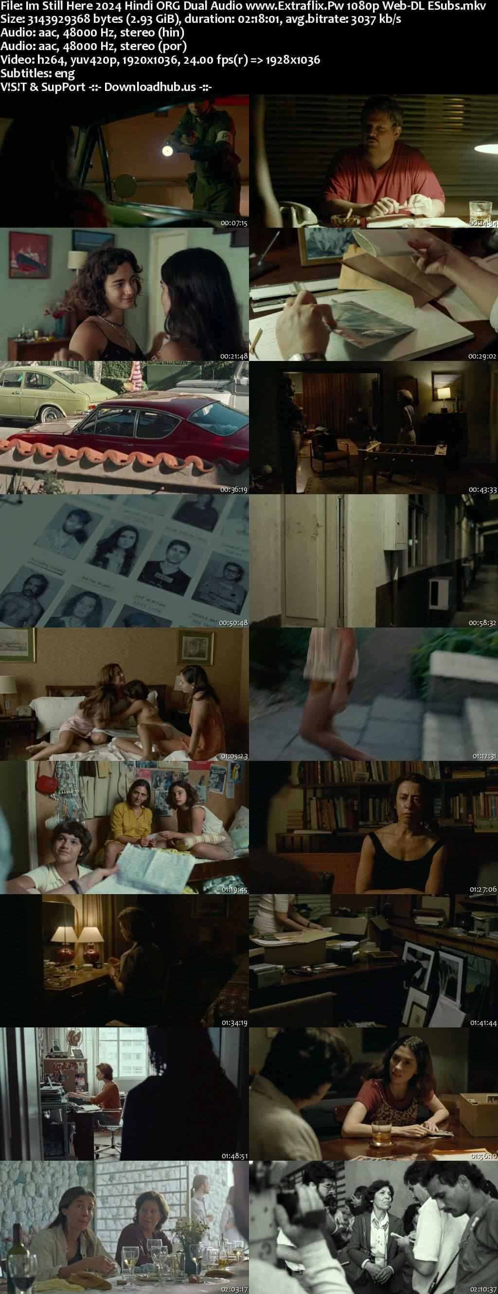 I'm Still Here 2024 Hindi ORG Dual Audio Movie DD2.0 4k 1080p 720p 480p Web-DL ESubs x264 HEVC I'm Still Here 2024 Hindi ORG Dual Audio Movie DD2.0 4k 1080p 720p 480p Web-DL ESubs x264 HEVC