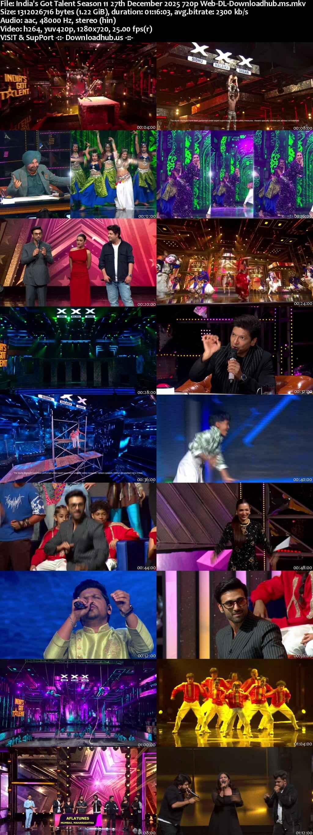 India's Got Talent Season 11 27 December 2025 Episode 25 Web-DL 720p 480p India's Got Talent Season 11 27 December 2025 Episode 25 Web-DL 720p 480p
