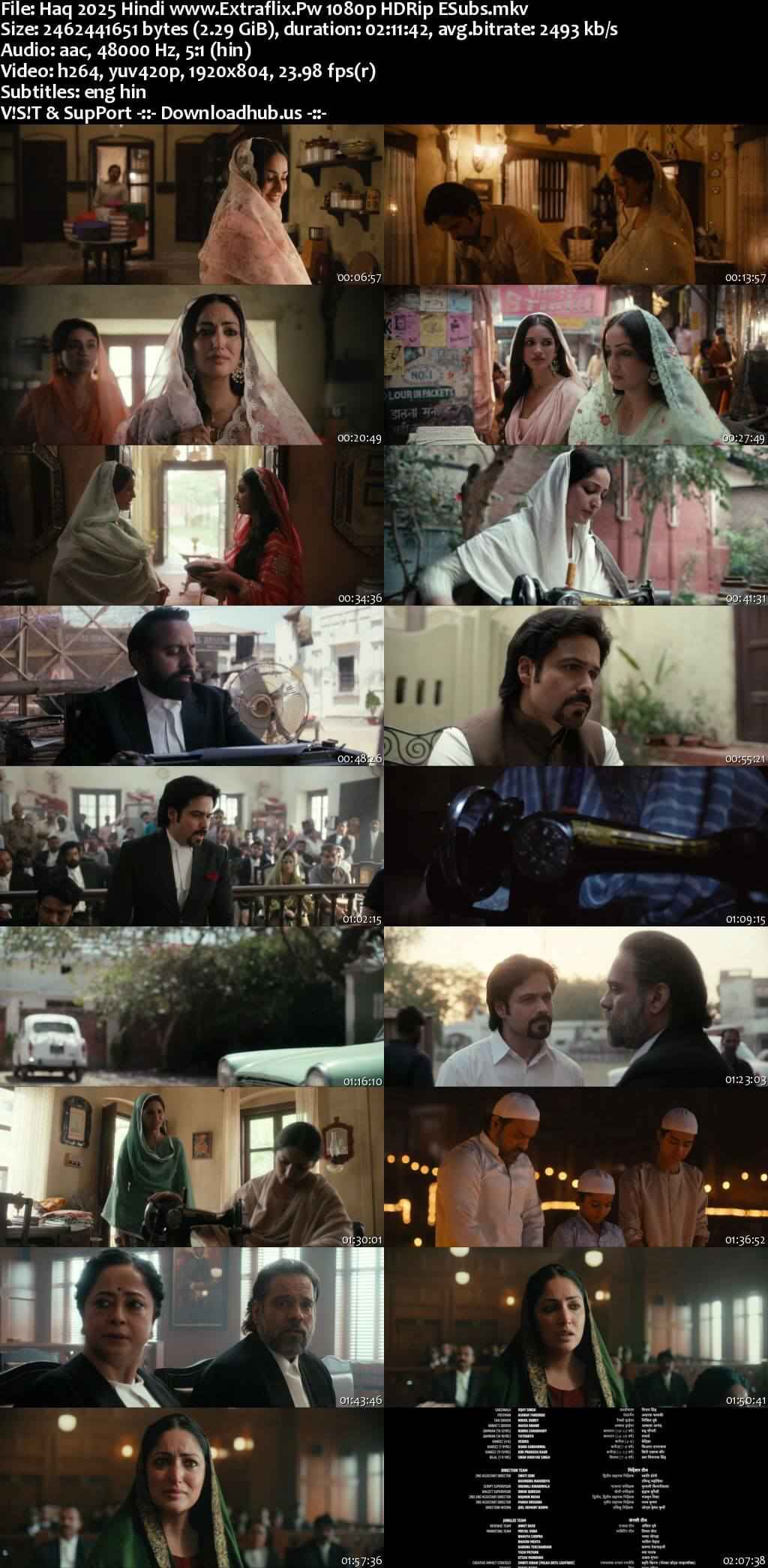 Haq 2025 Hindi Movie DD5.1 4k 1080p 720p 480p HDRip ESubs x264 HEVC Haq 2025 Hindi Movie DD5.1 4k 1080p 720p 480p HDRip ESubs x264 HEVC