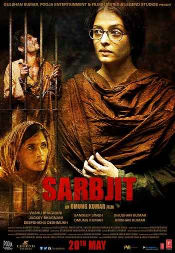 Sarbjit 2016 Hindi Movie DD2.0 1080p 720p 480p HDRip x264