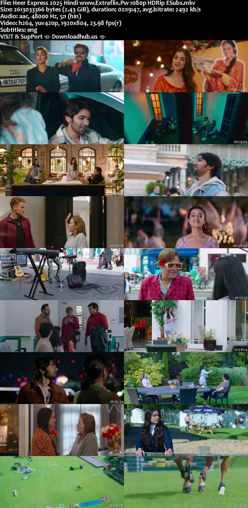Heer Express 2025 Hindi Movie DD5.1 4k 1080p 720p 480p HDRip ESubs x264 HEVC